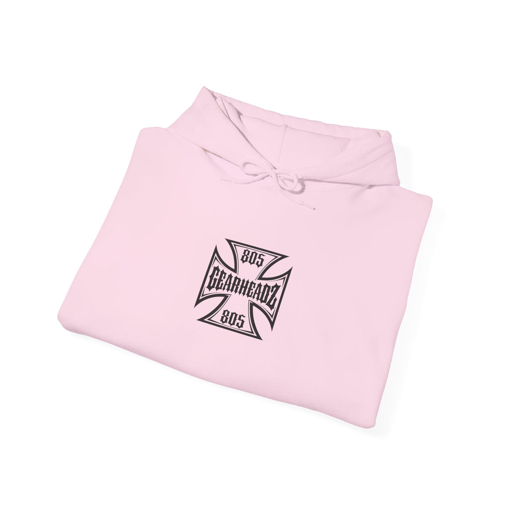 Gearheadz 805 Hoodie – Biker Maltese Cross Pullover