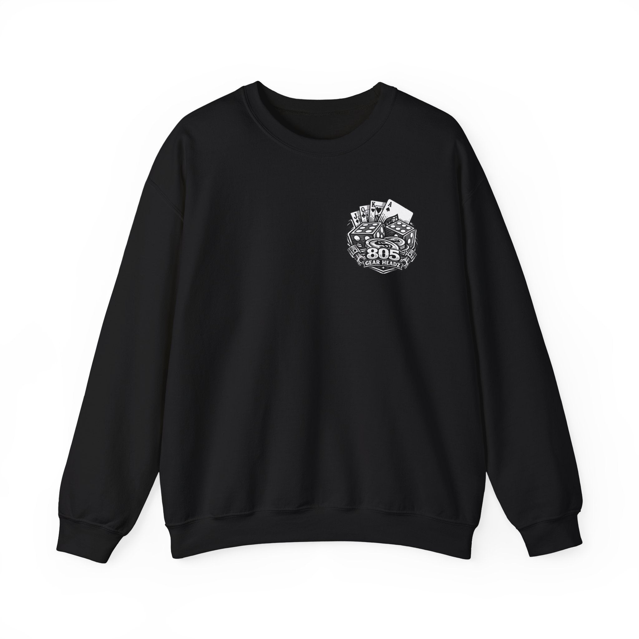 805 Gearhead Poker Crewneck Sweatshirt