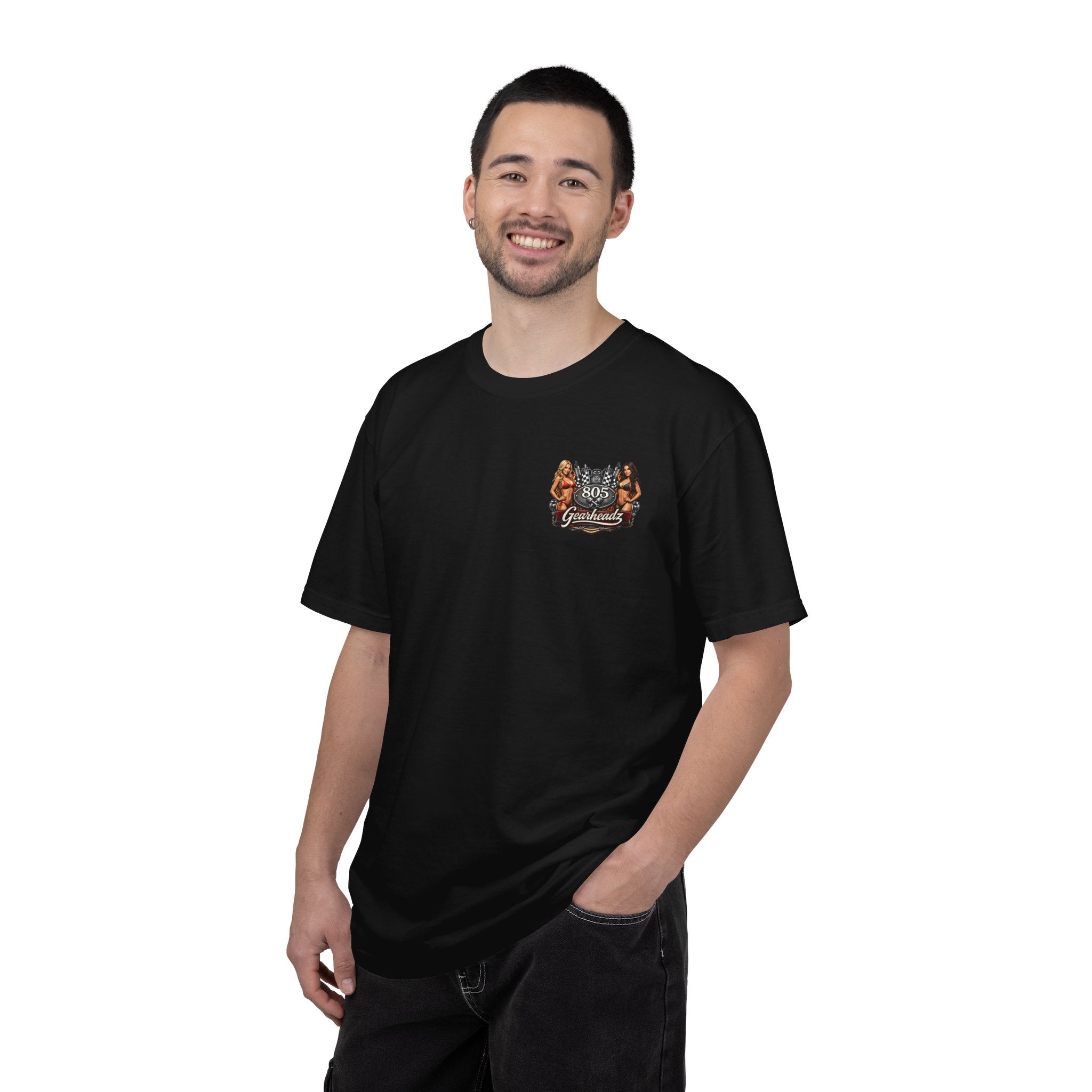 805 Gearheadz T-Shirt — Retro Pinup Automotive Graphic Tee