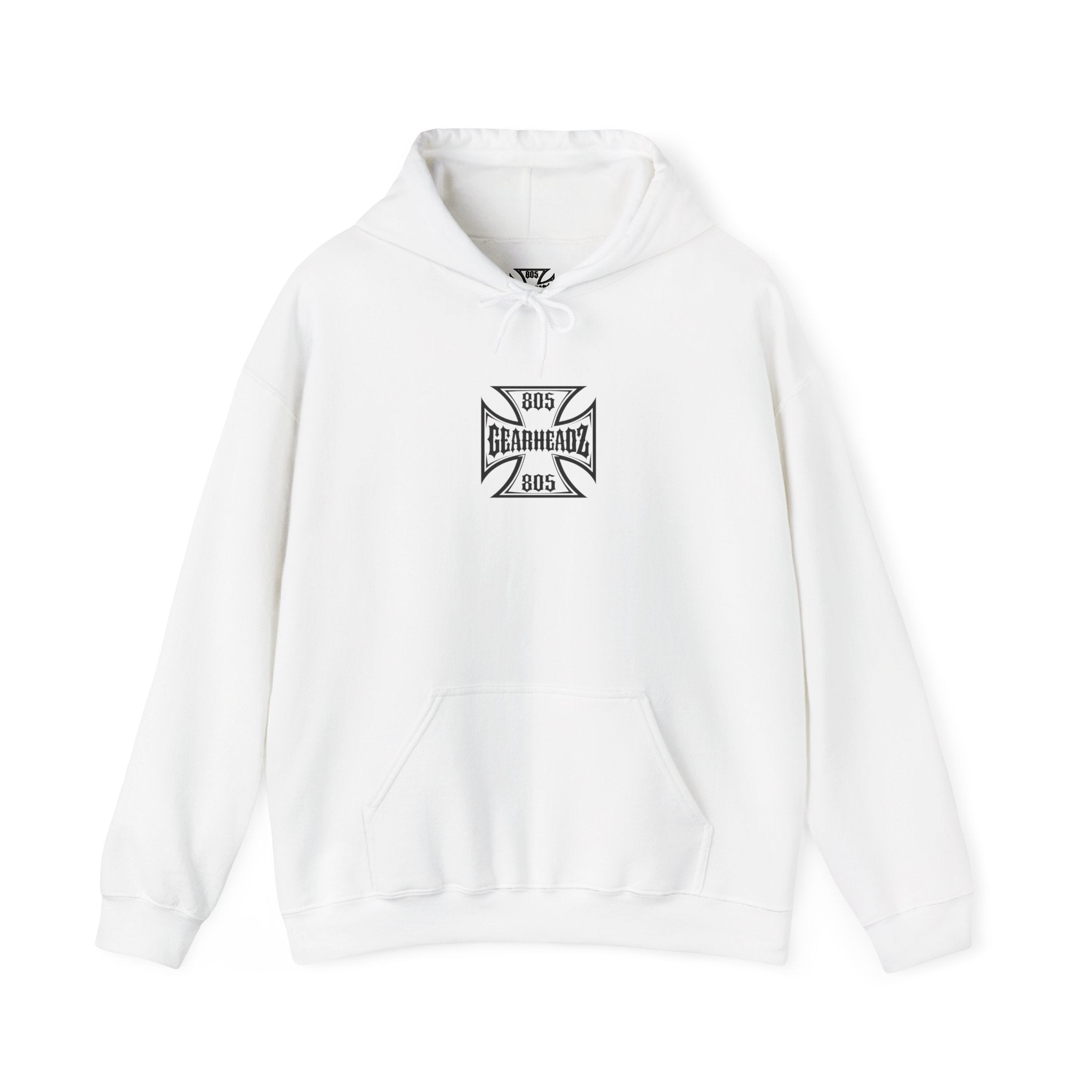 Gearheadz 805 Hoodie – Biker Maltese Cross Pullover