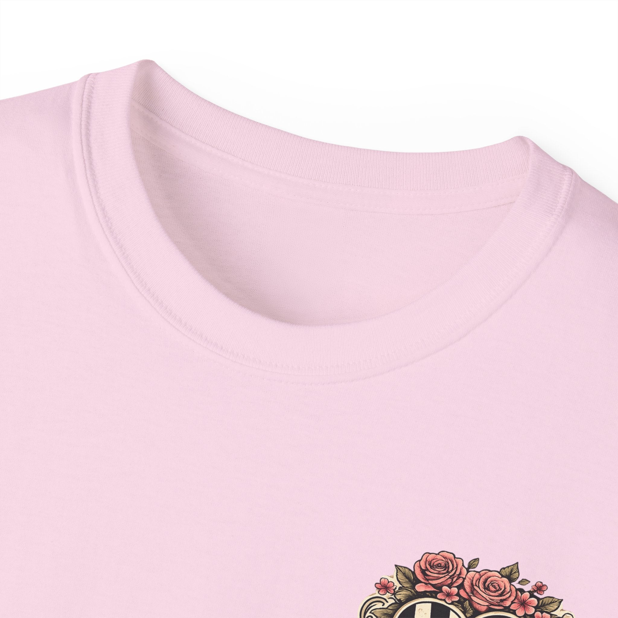 805 Gearheadz Racing Tee — Floral Checkered Crest Cotton Shirt
