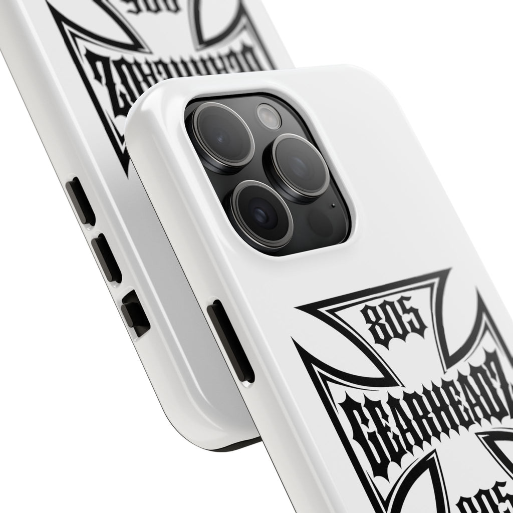 Gearheadz 805 Tough Phone Case — Motorcycle Biker Iron Cross Protector