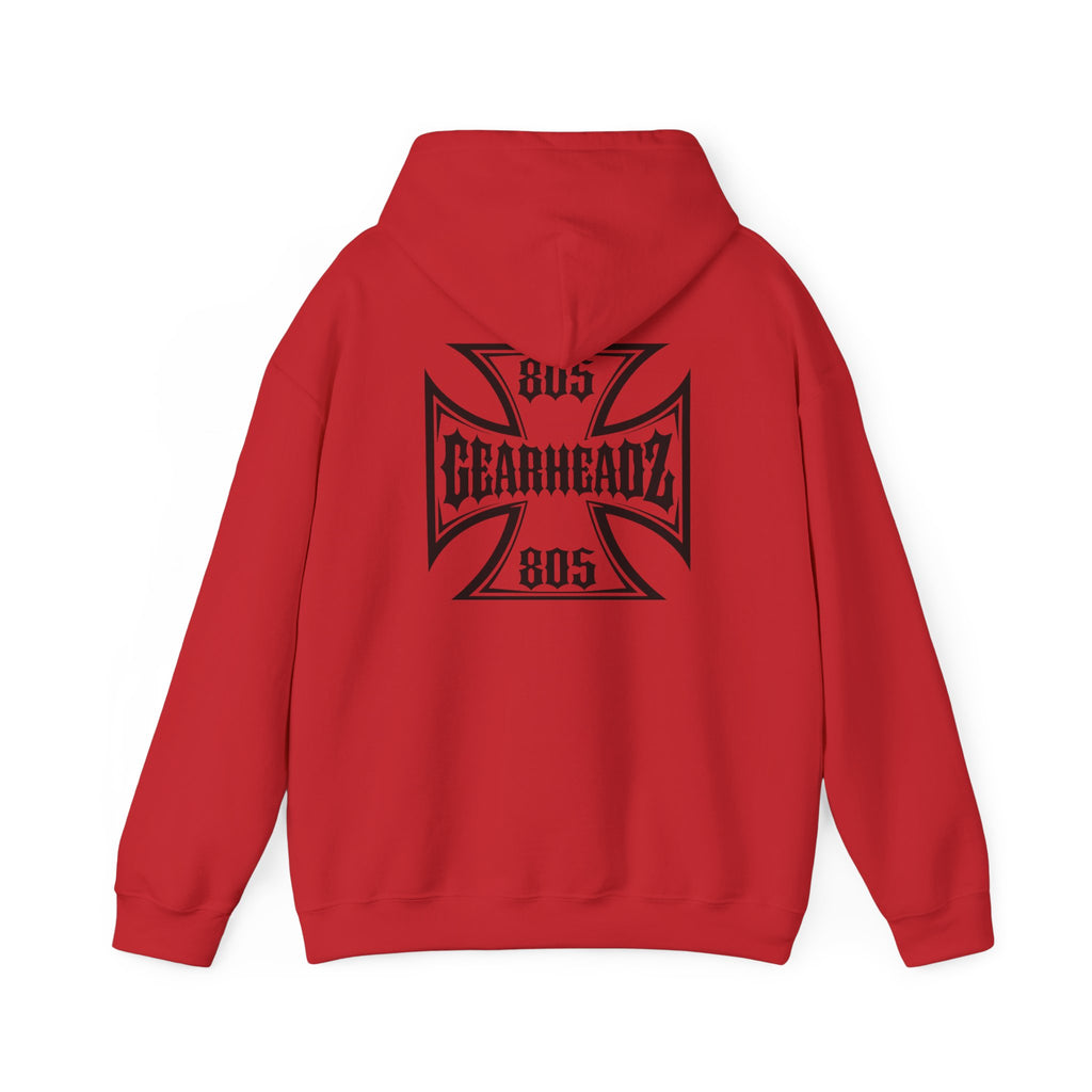 Gearheadz 805 Hoodie – Biker Maltese Cross Pullover