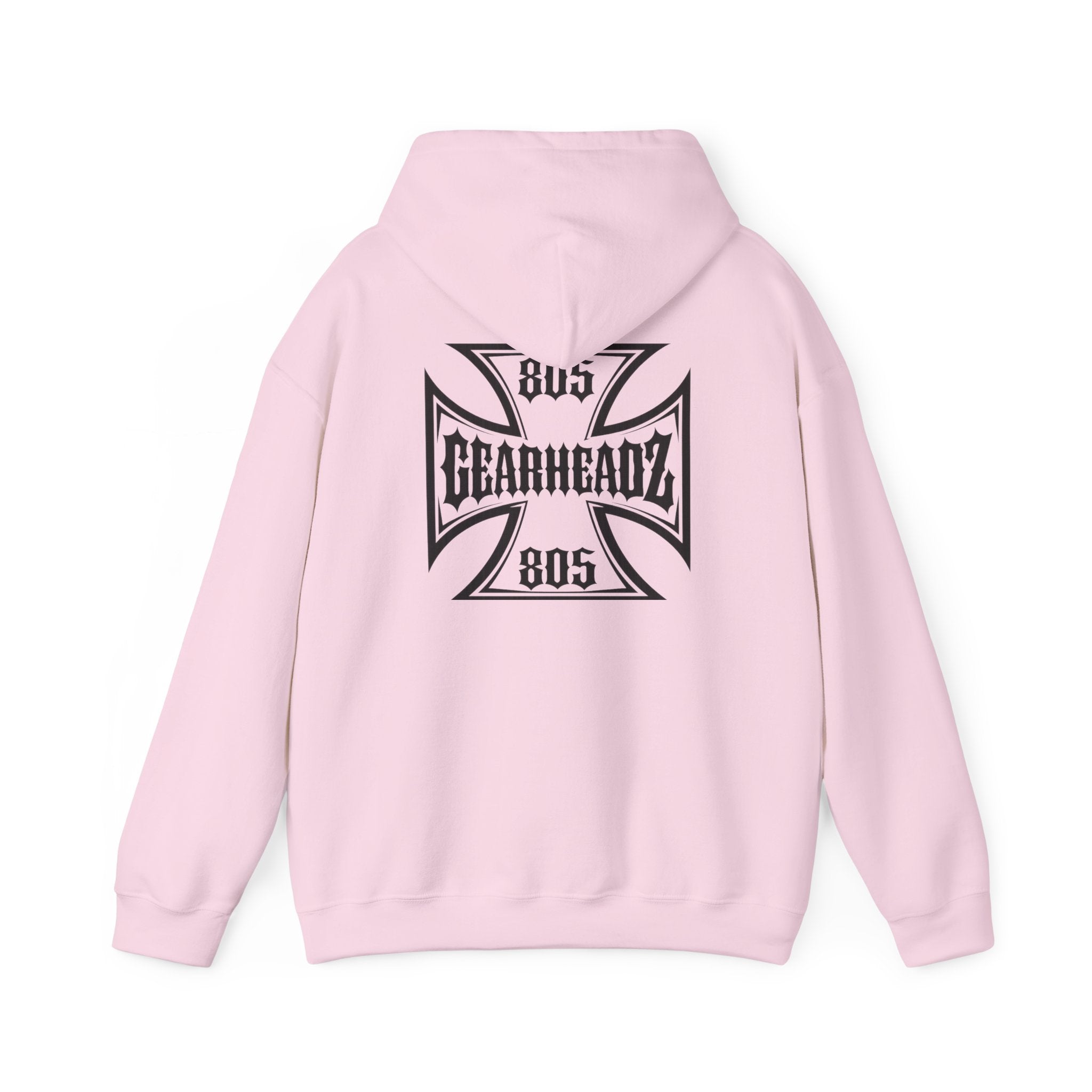 Gearheadz 805 Hoodie – Biker Maltese Cross Pullover