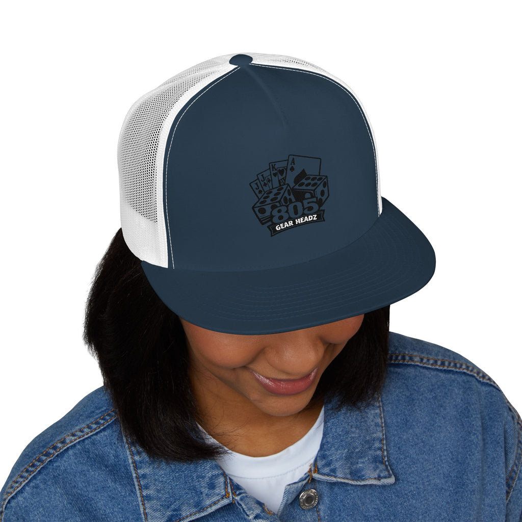 Trucker Cap with Embroidered Meteor Cluster Patch