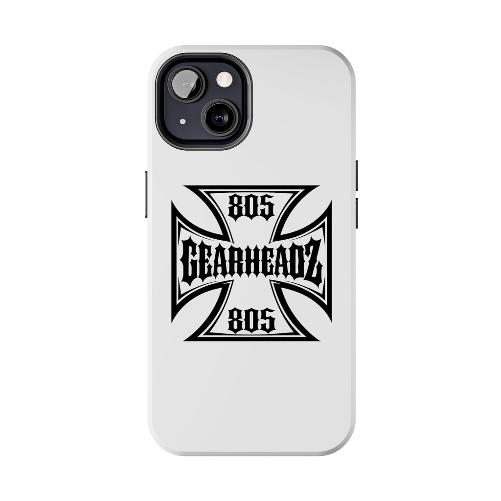 Gearheadz 805 Tough Phone Case — Motorcycle Biker Iron Cross Protector