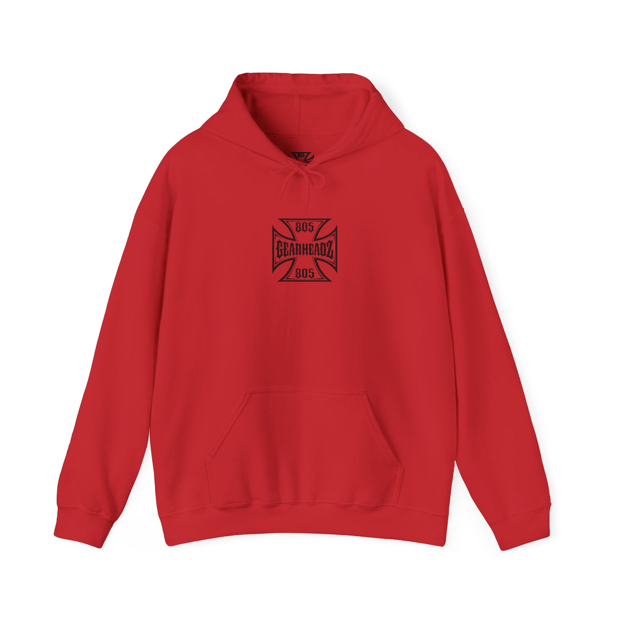 Gearheadz 805 Hoodie – Biker Maltese Cross Pullover
