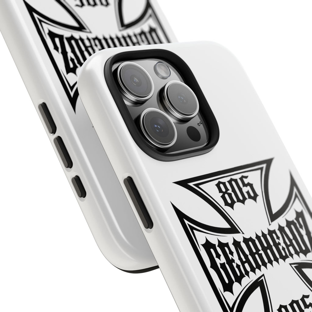 Gearheadz 805 Tough Phone Case — Motorcycle Biker Iron Cross Protector