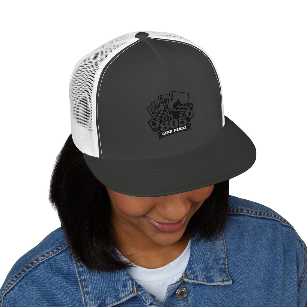 Trucker Cap with Embroidered Meteor Cluster Patch