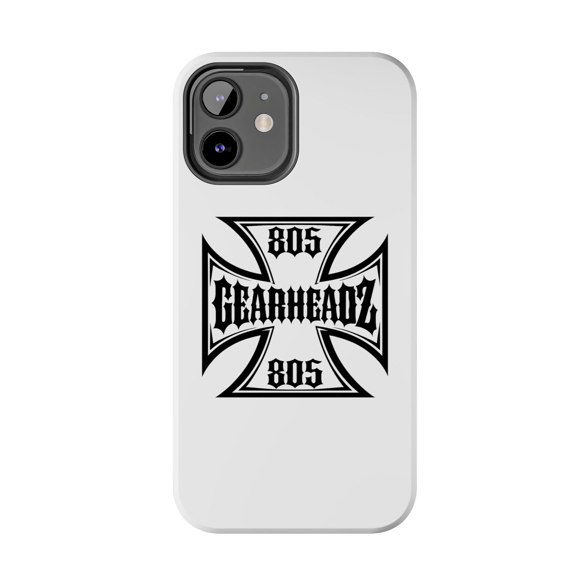 Gearheadz 805 Tough Phone Case — Motorcycle Biker Iron Cross Protector