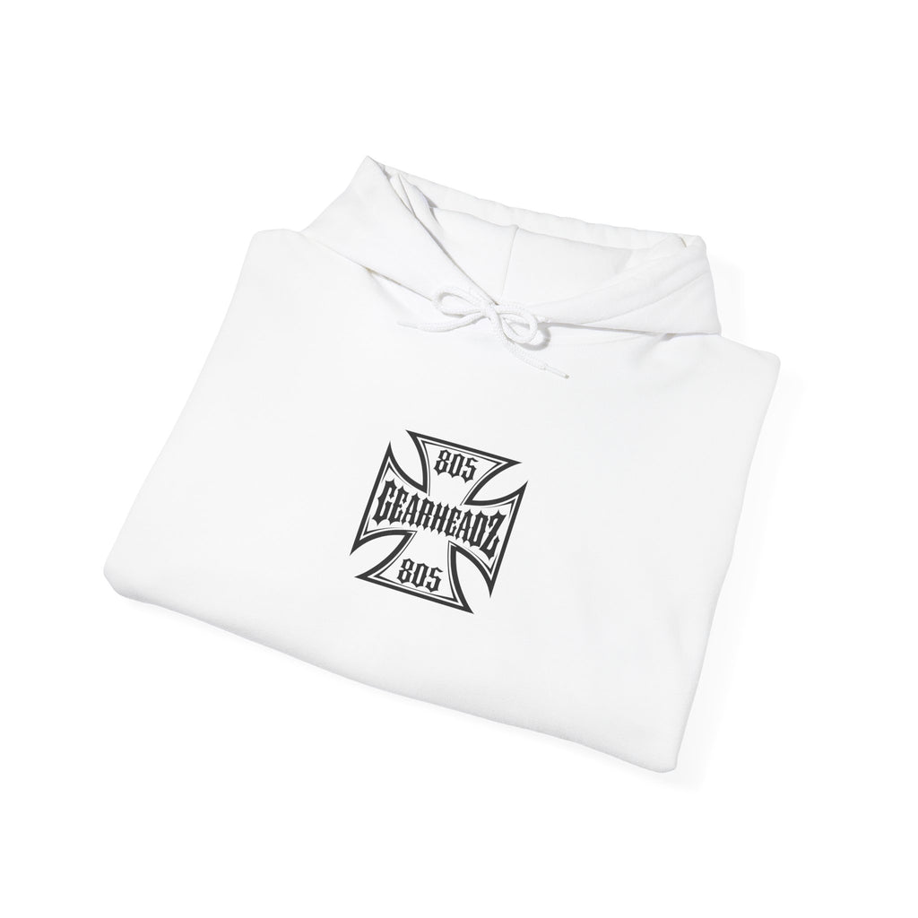Gearheadz 805 Hoodie – Biker Maltese Cross Pullover