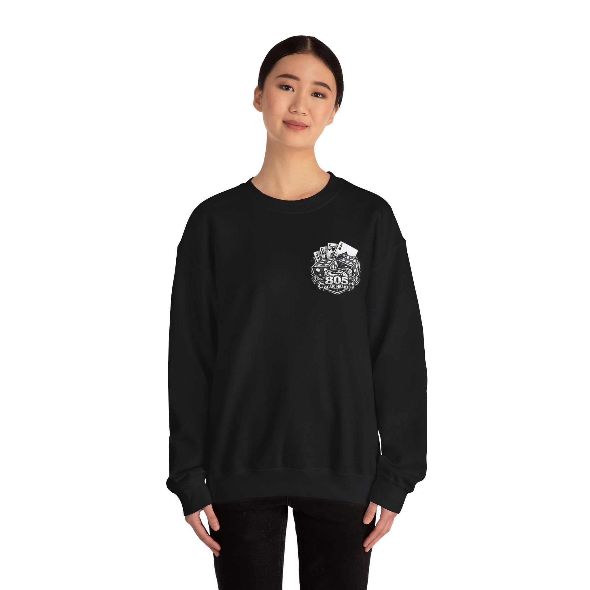 805 Gearhead Poker Crewneck Sweatshirt