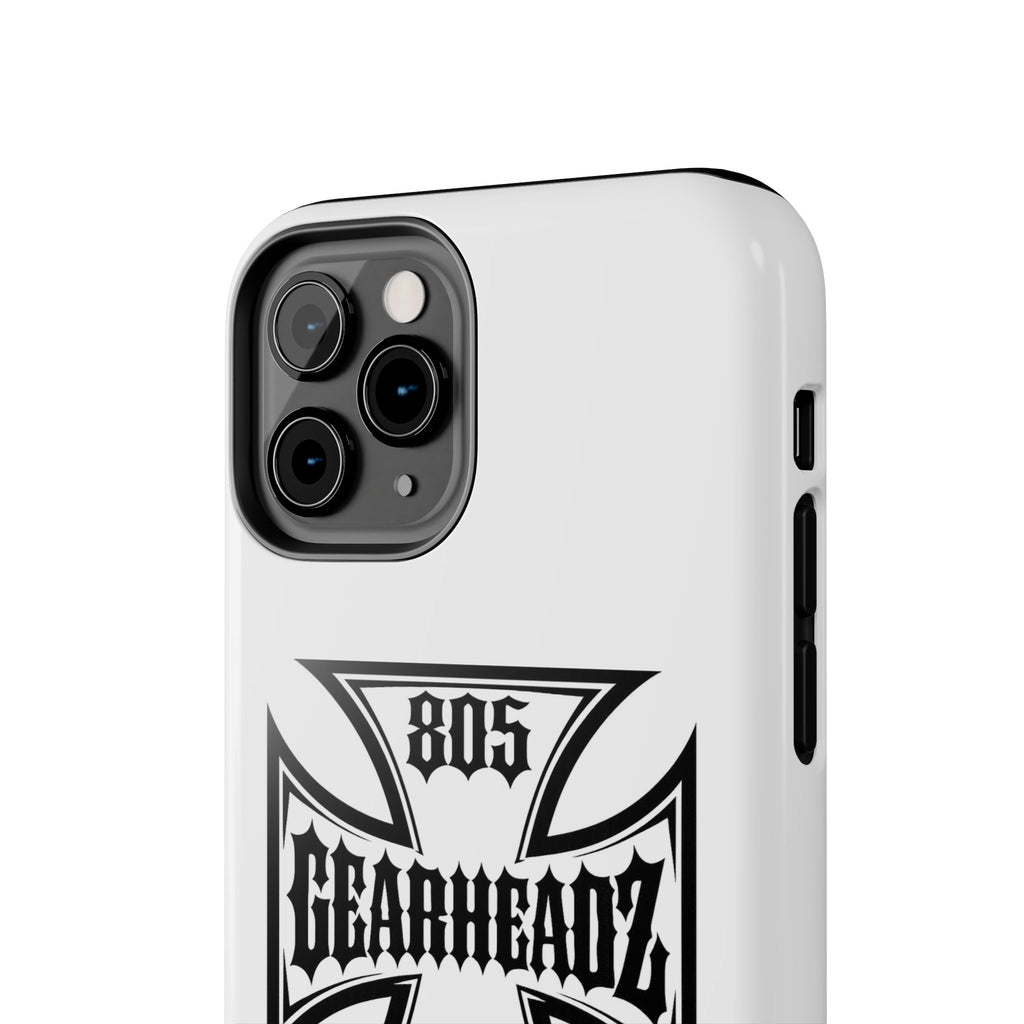 Gearheadz 805 Tough Phone Case — Motorcycle Biker Iron Cross Protector