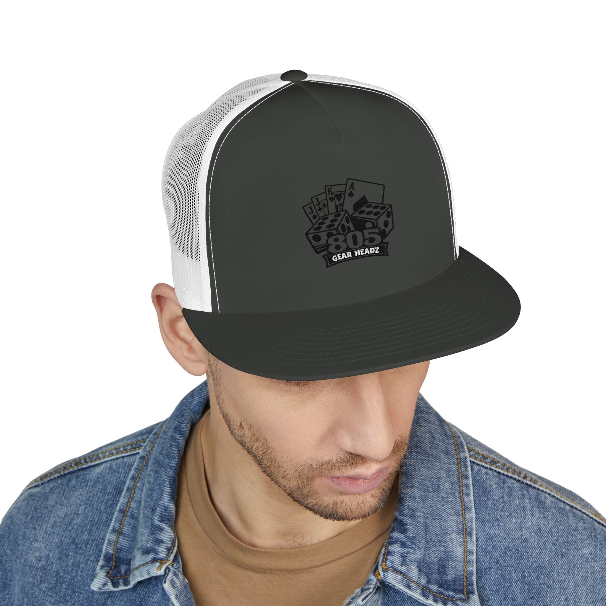 Trucker Cap with Embroidered Meteor Cluster Patch