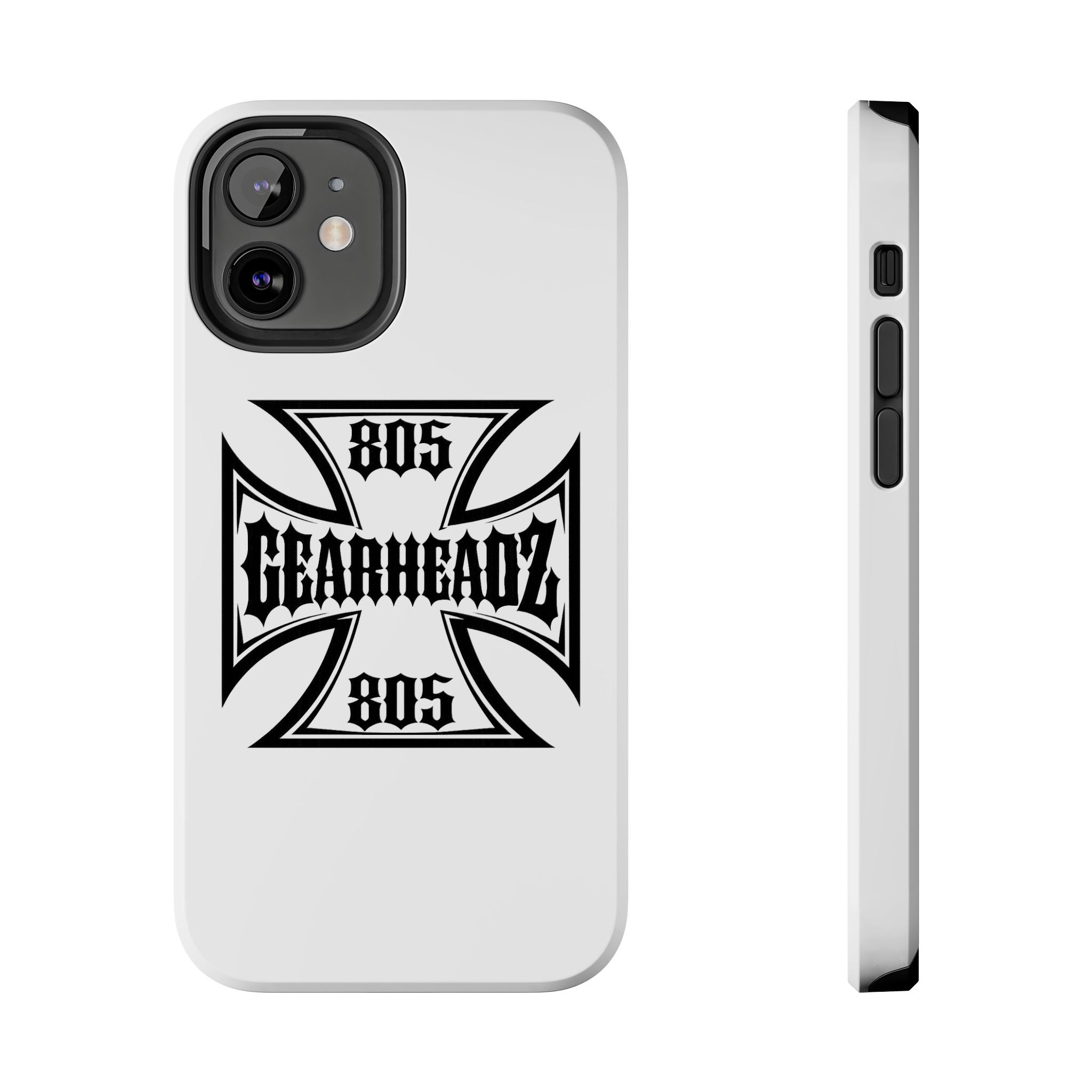 Gearheadz 805 Tough Phone Case — Motorcycle Biker Iron Cross Protector