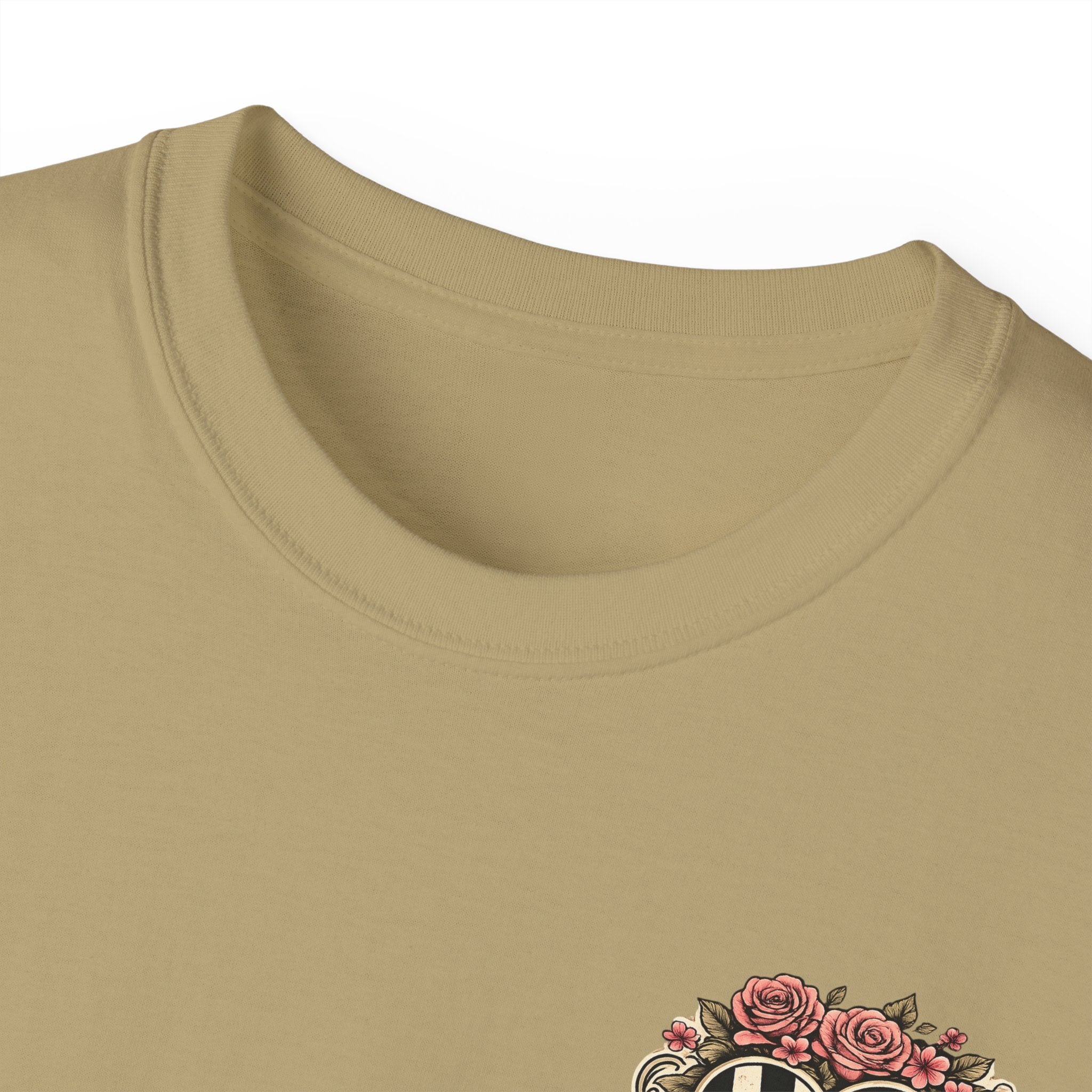 805 Gearheadz Racing Tee — Floral Checkered Crest Cotton Shirt