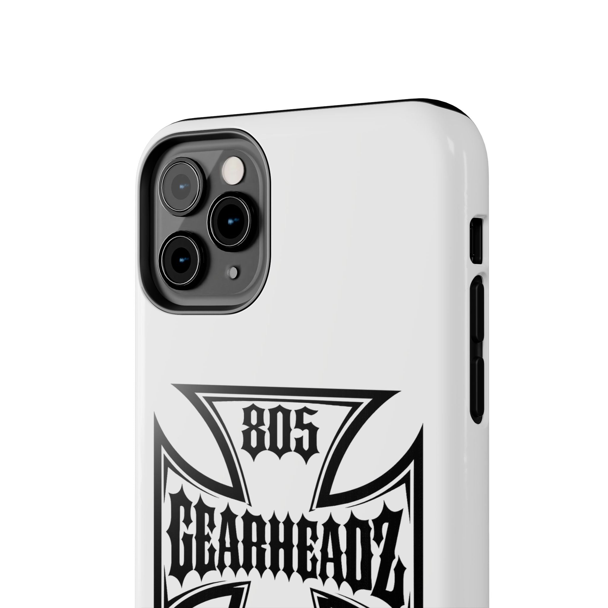 Gearheadz 805 Tough Phone Case — Motorcycle Biker Iron Cross Protector