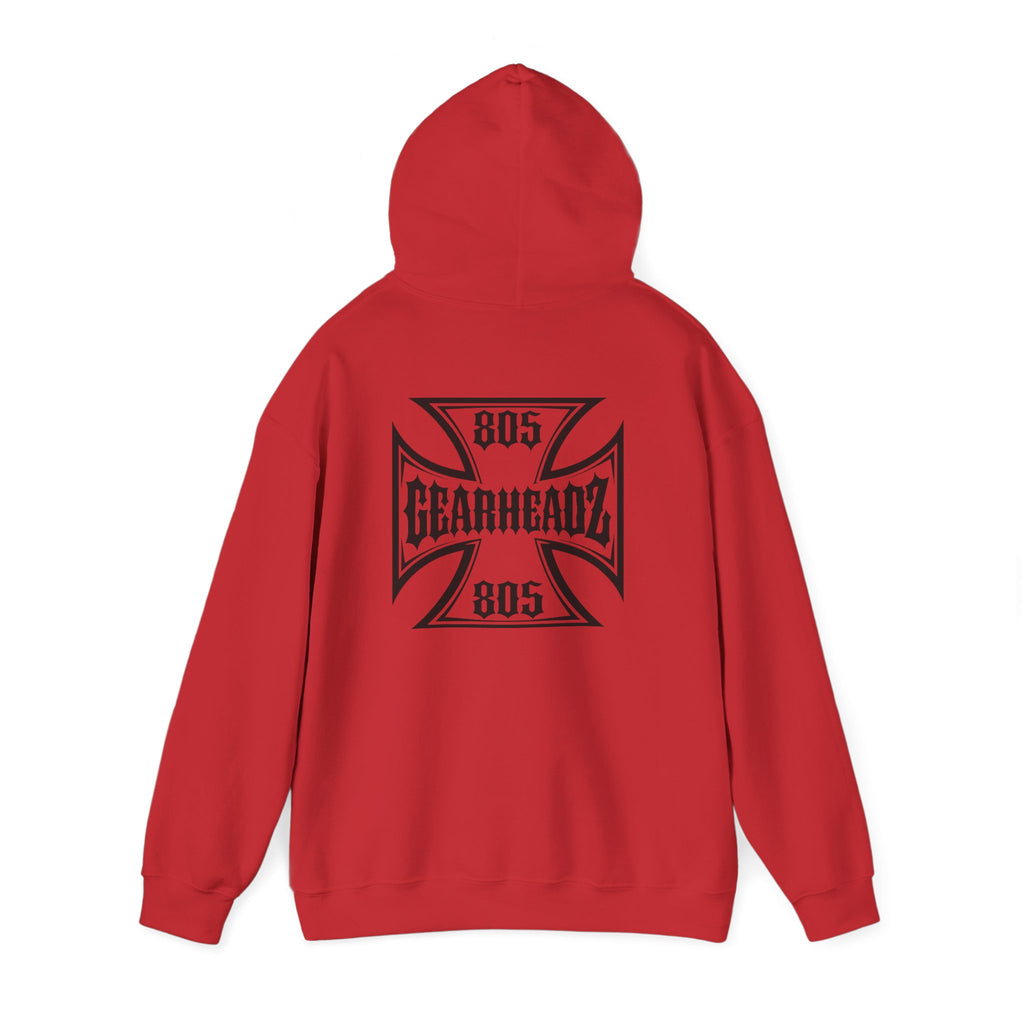 Gearheadz 805 Hoodie – Biker Maltese Cross Pullover