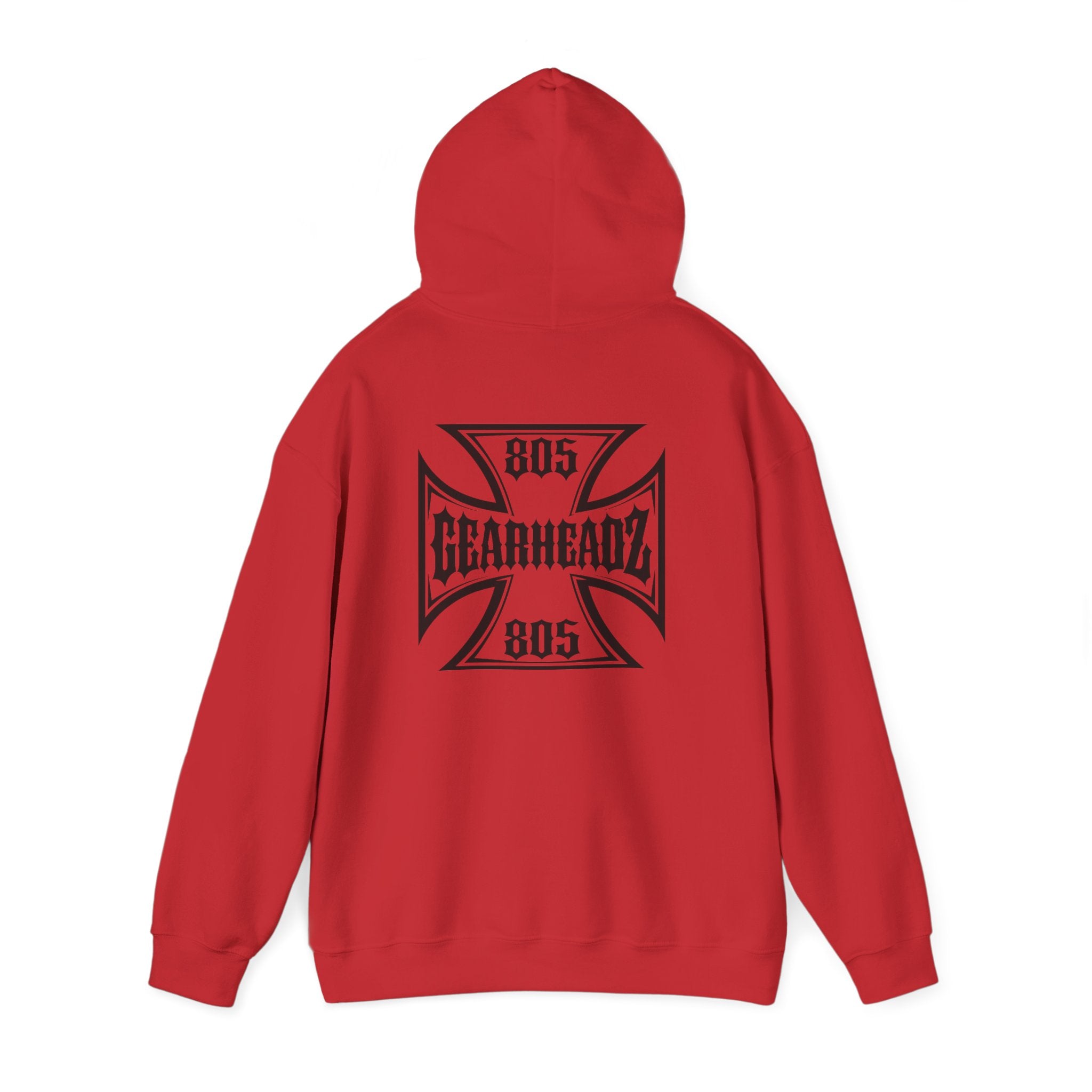 Gearheadz 805 Hoodie – Biker Maltese Cross Pullover