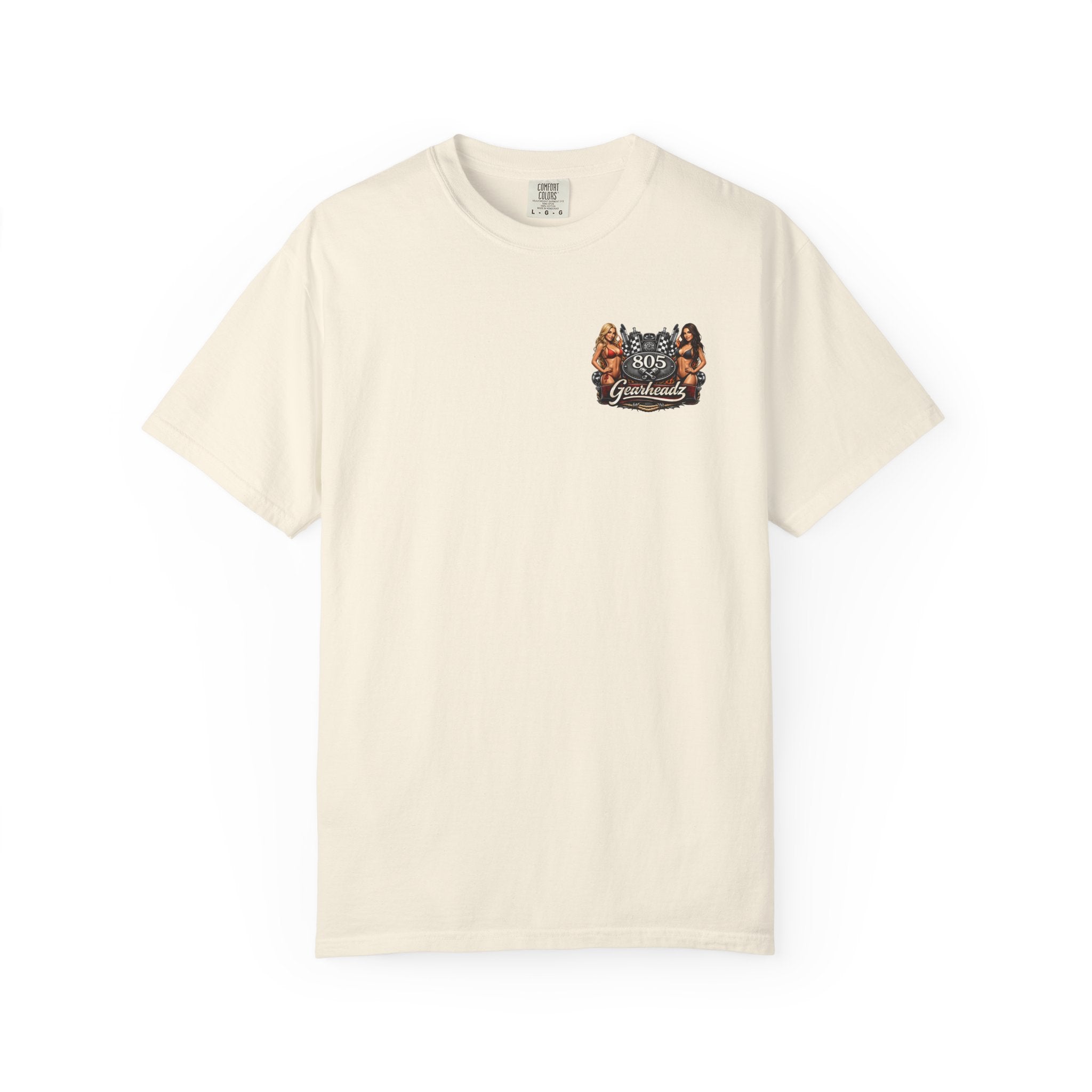 805 Gearheadz T-Shirt — Retro Pinup Automotive Graphic Tee