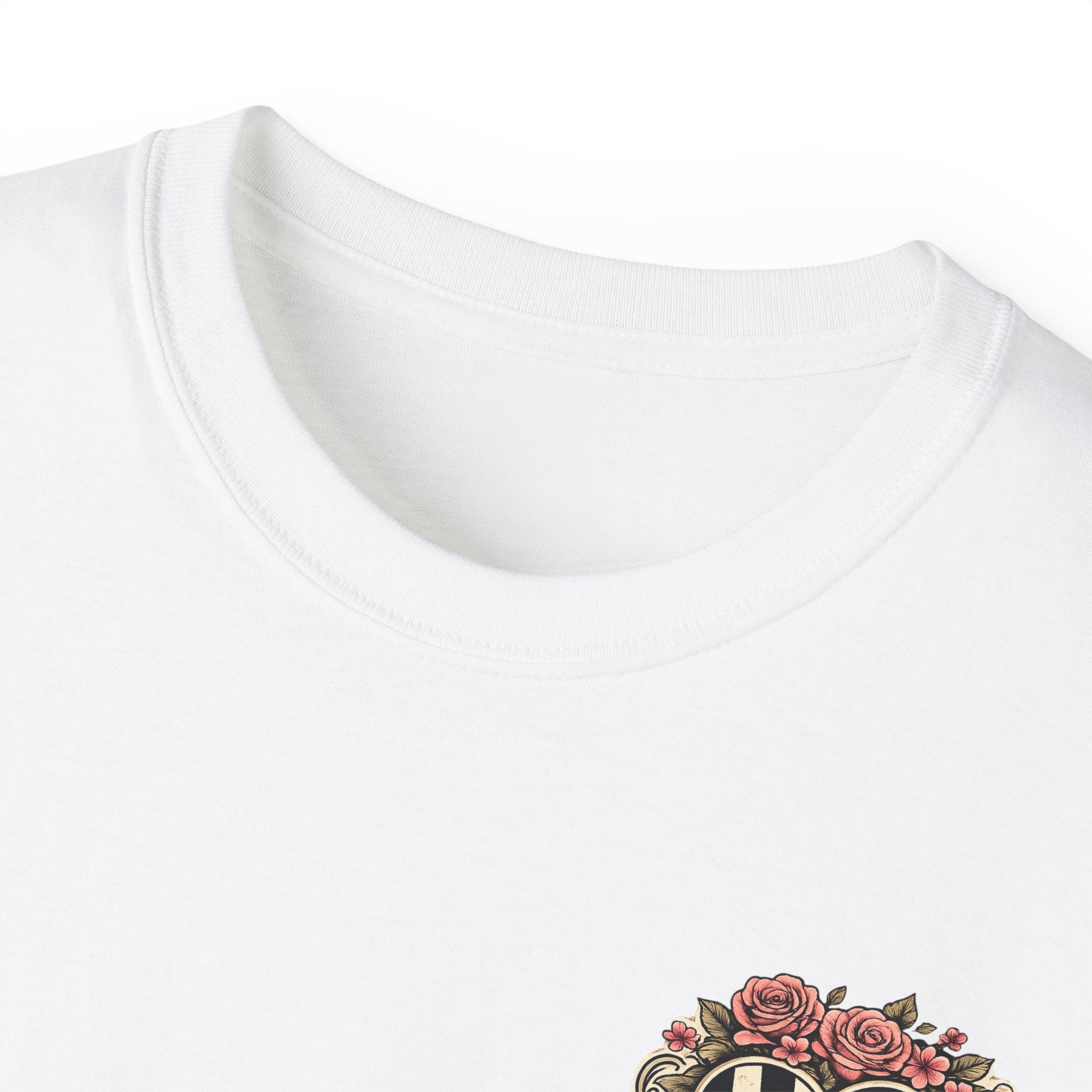 805 Gearheadz Racing Tee — Floral Checkered Crest Cotton Shirt