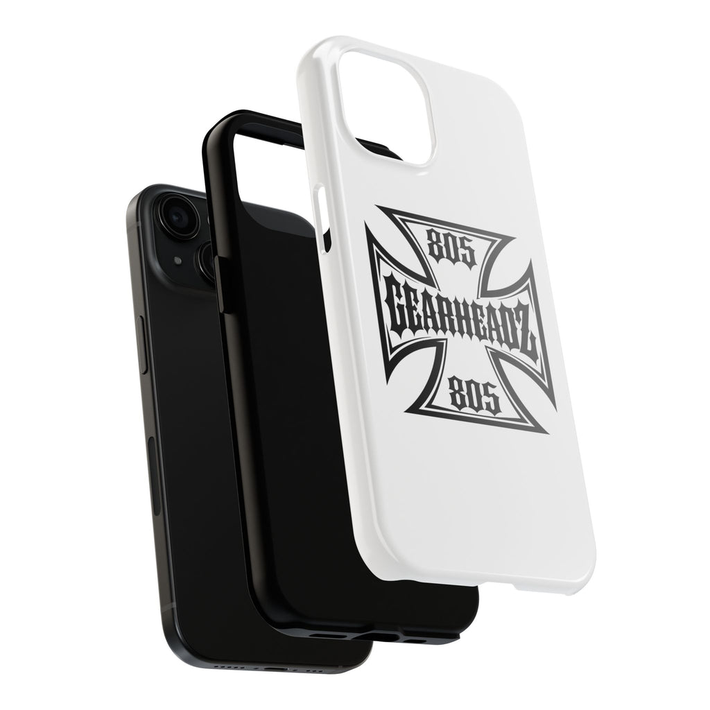 Gearheadz 805 Tough Phone Case — Motorcycle Biker Iron Cross Protector