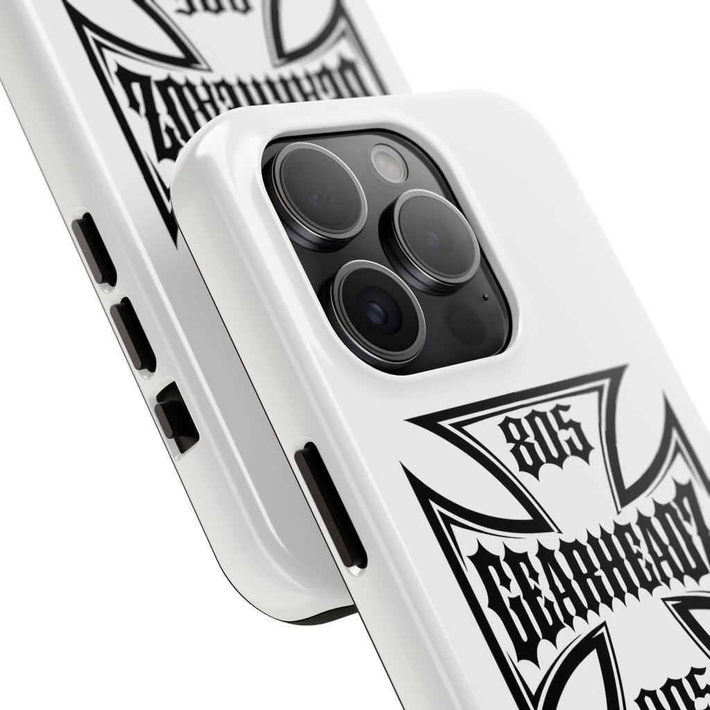 Gearheadz 805 Tough Phone Case — Motorcycle Biker Iron Cross Protector
