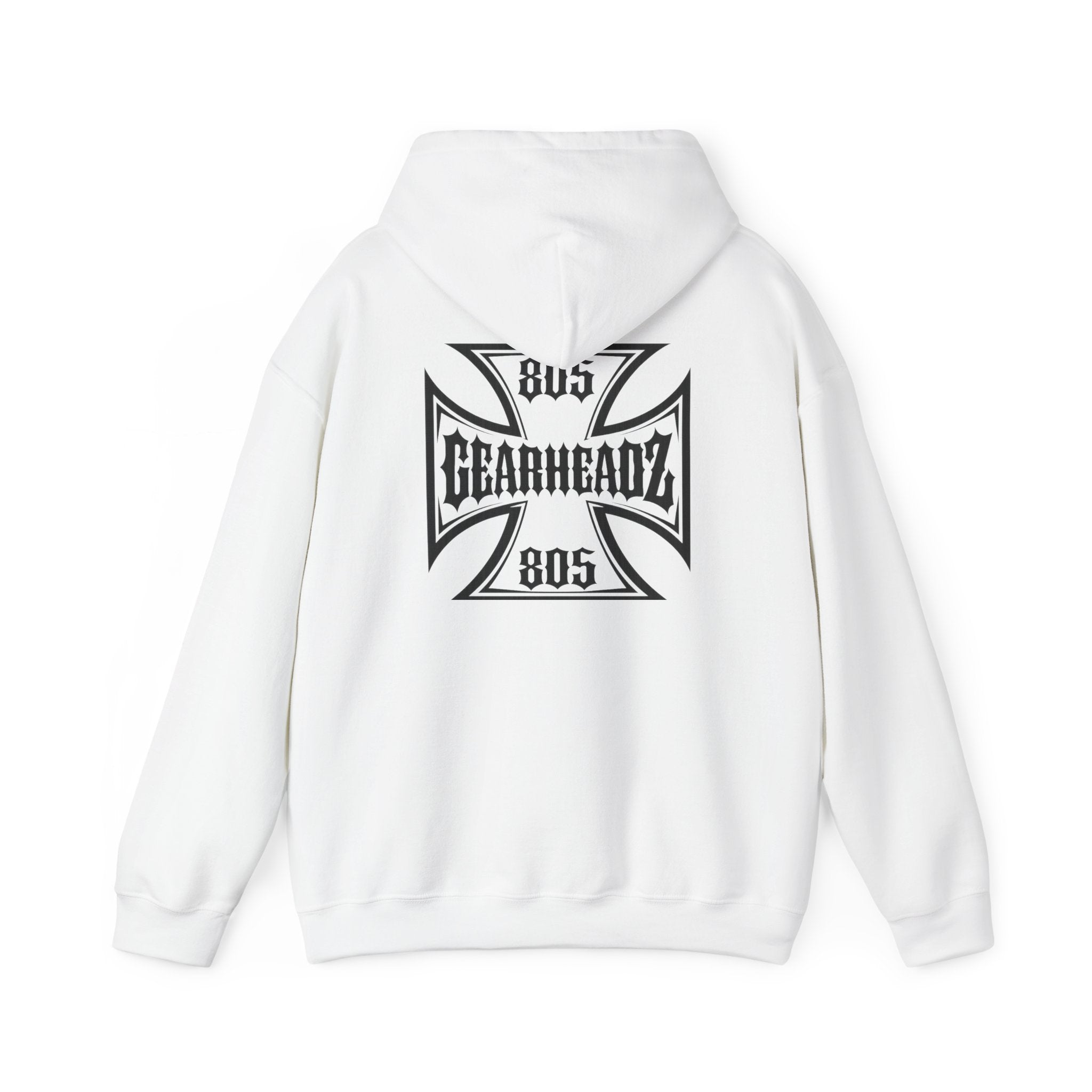 Gearheadz 805 Hoodie – Biker Maltese Cross Pullover