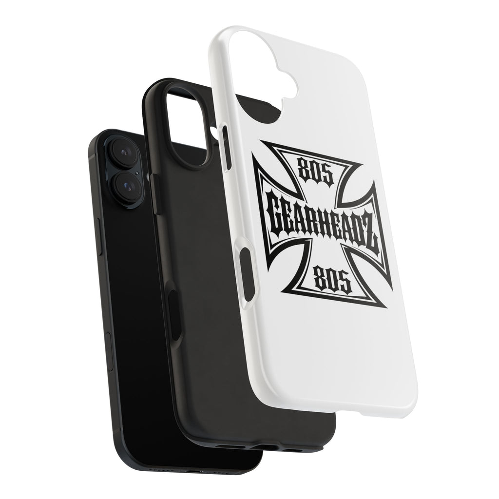 Gearheadz 805 Tough Phone Case — Motorcycle Biker Iron Cross Protector
