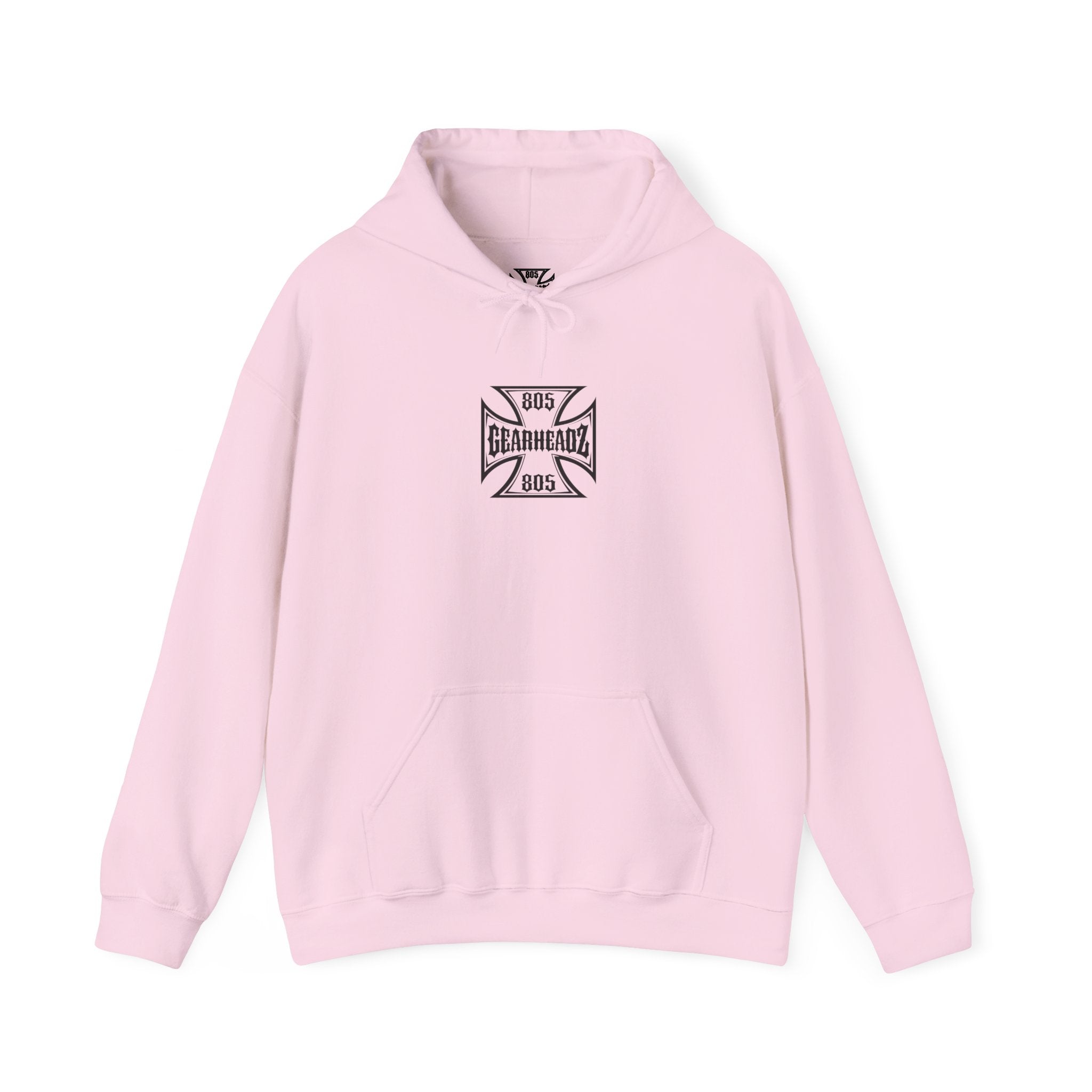 Gearheadz 805 Hoodie – Biker Maltese Cross Pullover