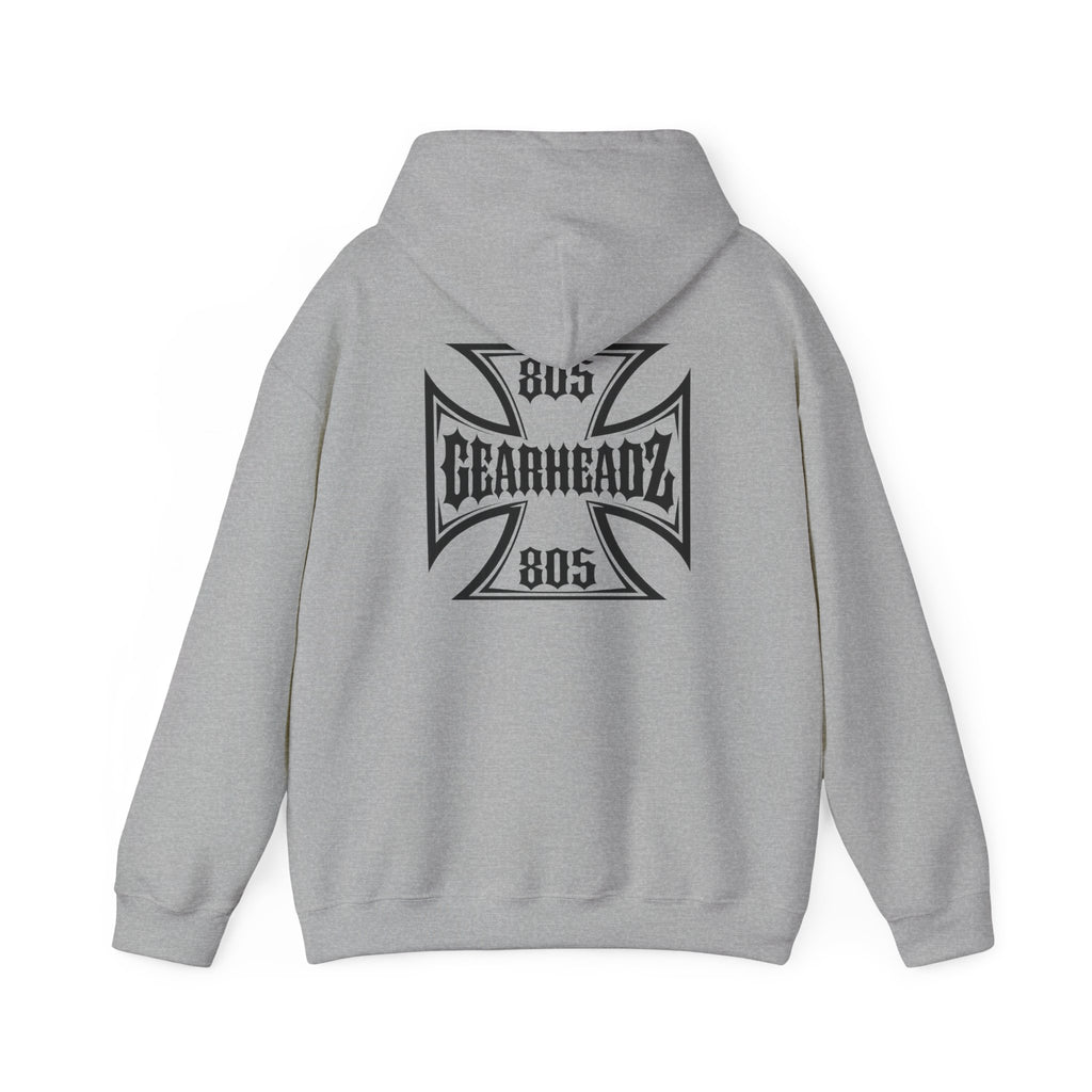 Gearheadz 805 Hoodie – Biker Maltese Cross Pullover