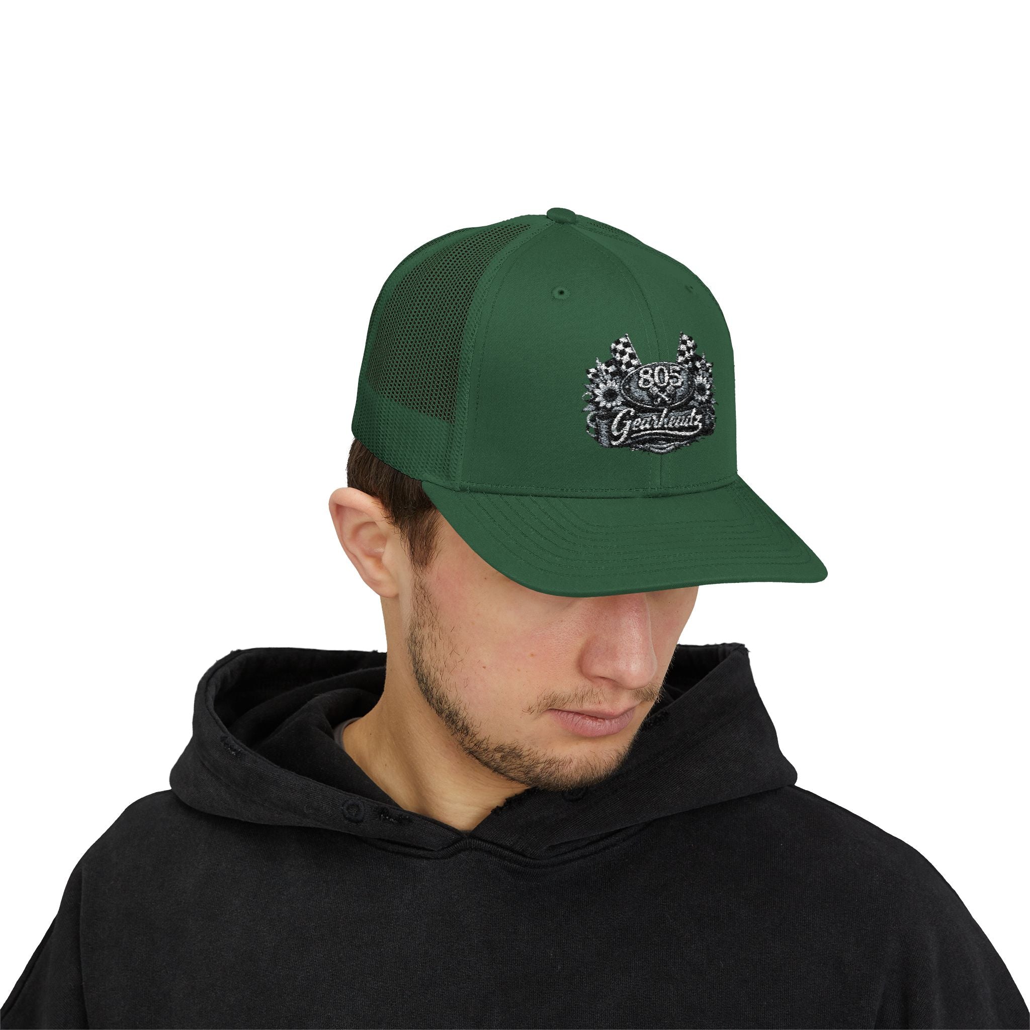 Trucker Cap — "God’s Grandkids" Floral Logo Snapback