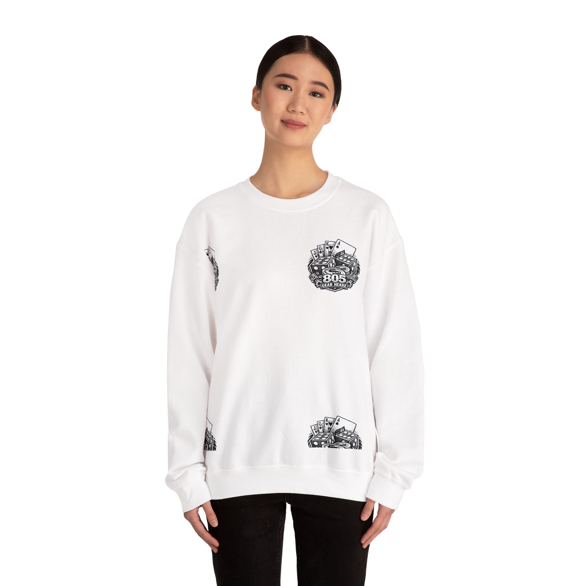 805 Gearhead Poker Crewneck Sweatshirt