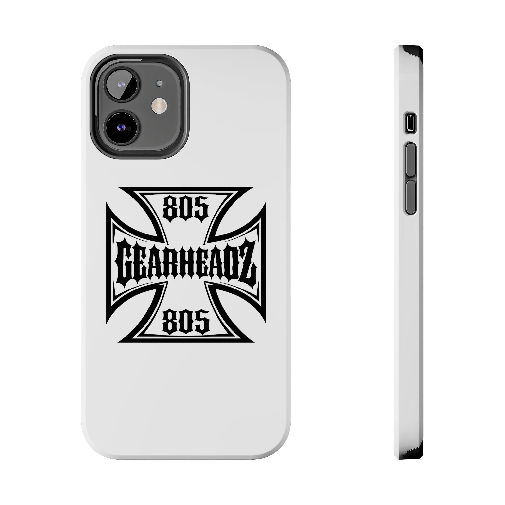 Gearheadz 805 Tough Phone Case — Motorcycle Biker Iron Cross Protector