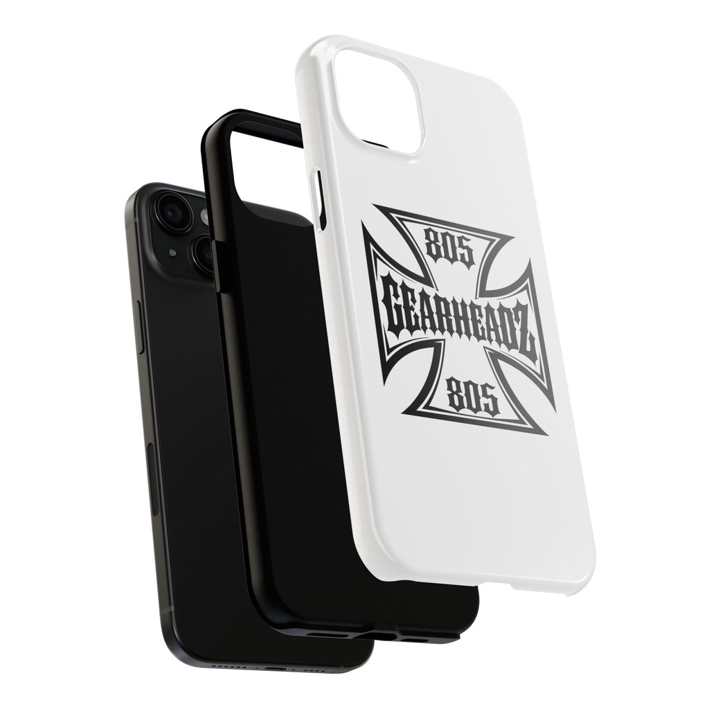 Gearheadz 805 Tough Phone Case — Motorcycle Biker Iron Cross Protector