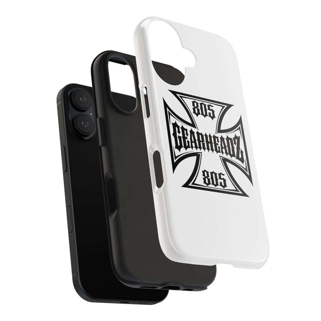 Gearheadz 805 Tough Phone Case — Motorcycle Biker Iron Cross Protector