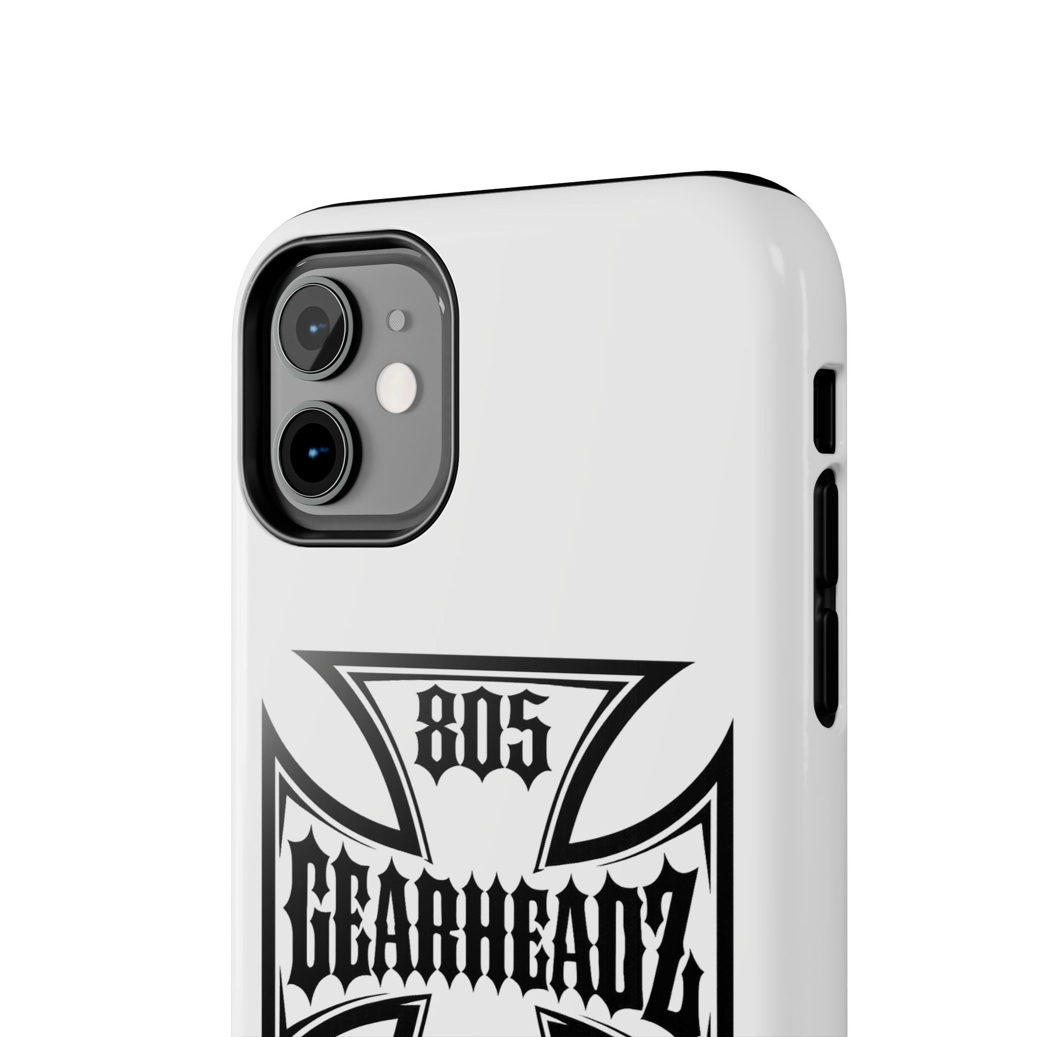 Gearheadz 805 Tough Phone Case — Motorcycle Biker Iron Cross Protector