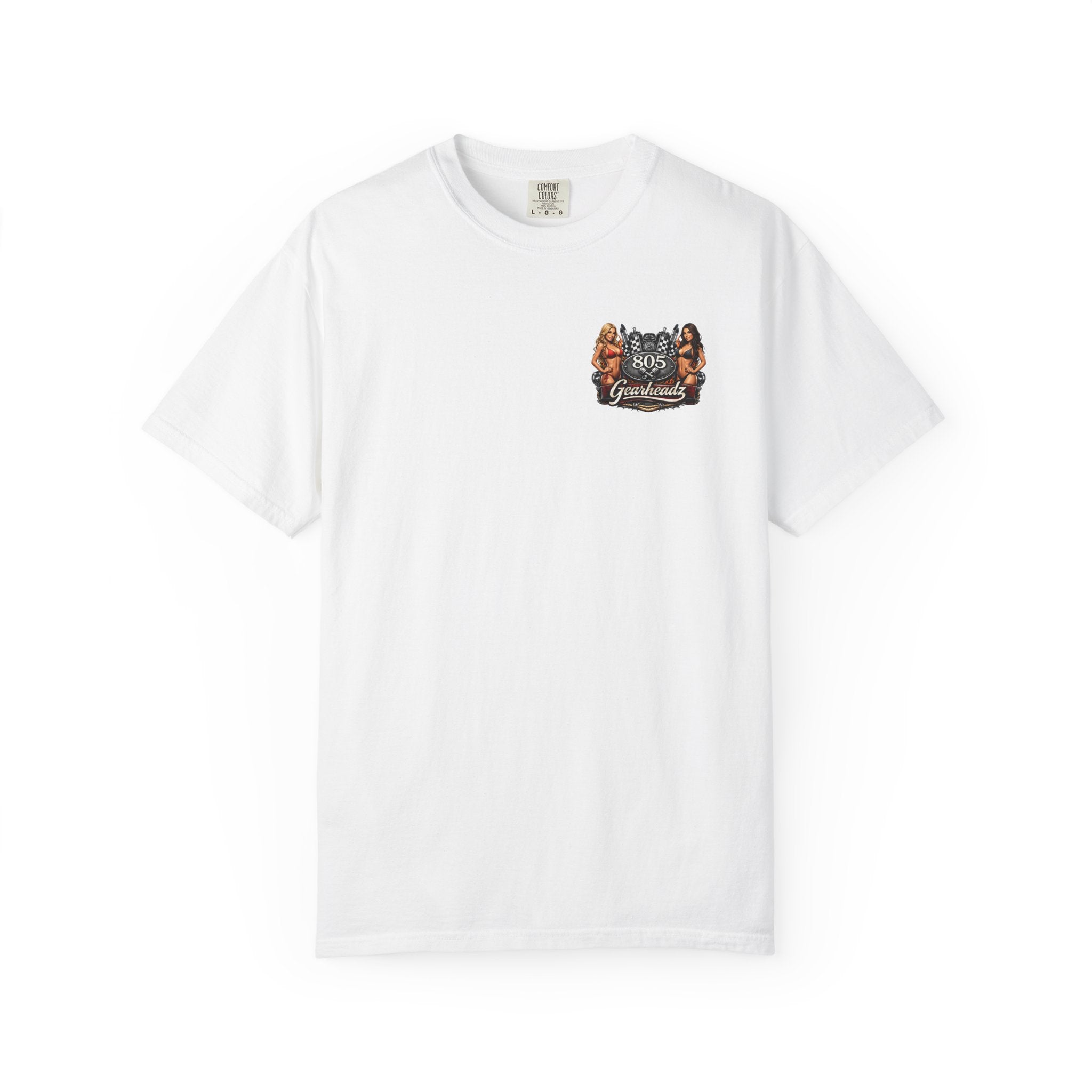 805 Gearheadz T-Shirt — Retro Pinup Automotive Graphic Tee