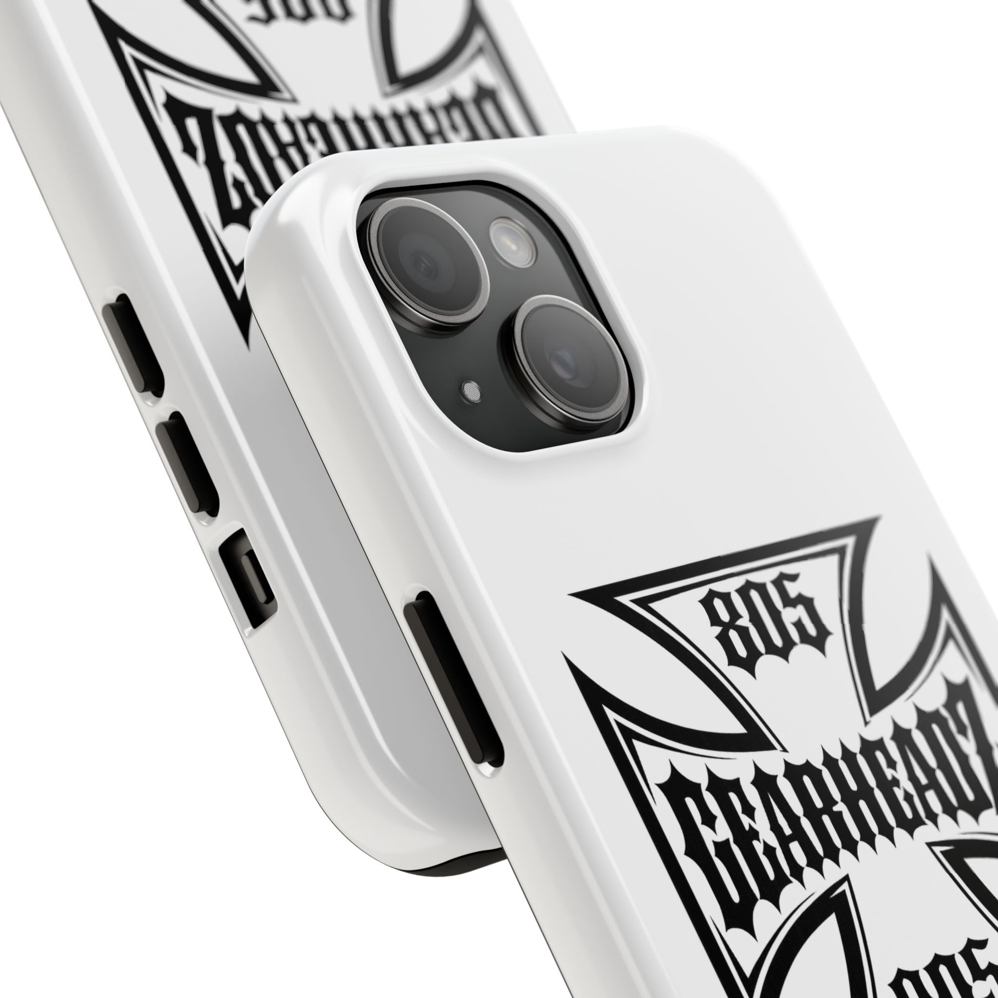 Gearheadz 805 Tough Phone Case — Motorcycle Biker Iron Cross Protector