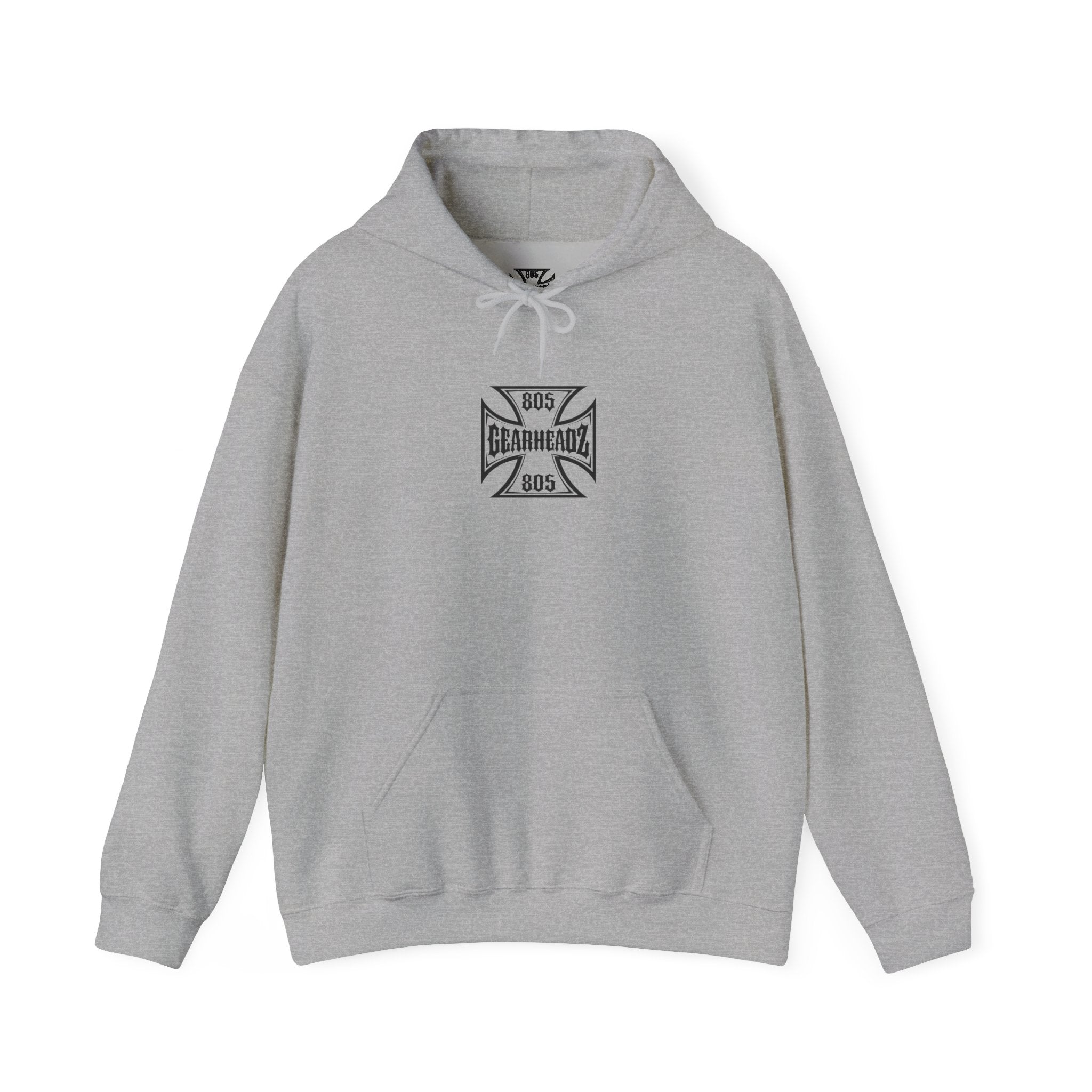 Gearheadz 805 Hoodie – Biker Maltese Cross Pullover