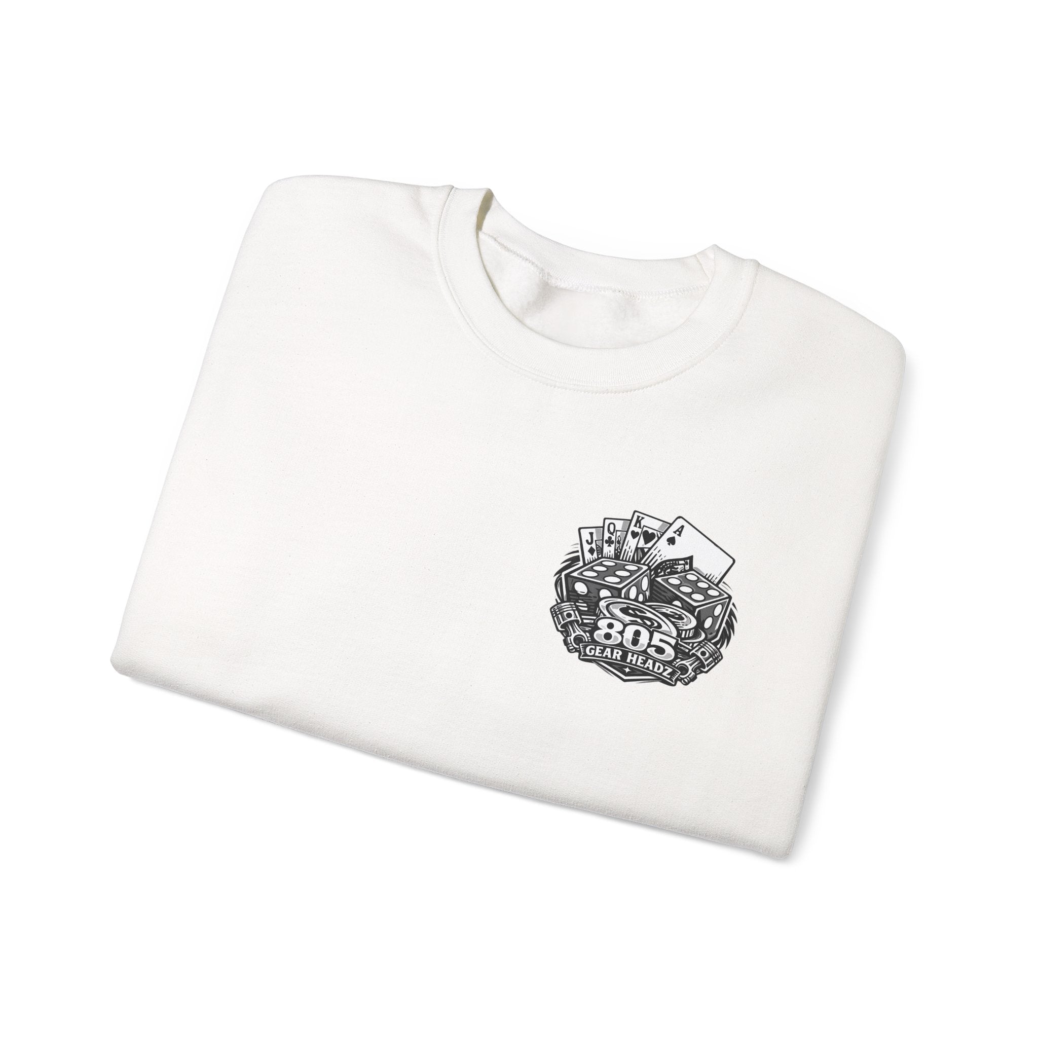 805 Gearhead Poker Crewneck Sweatshirt