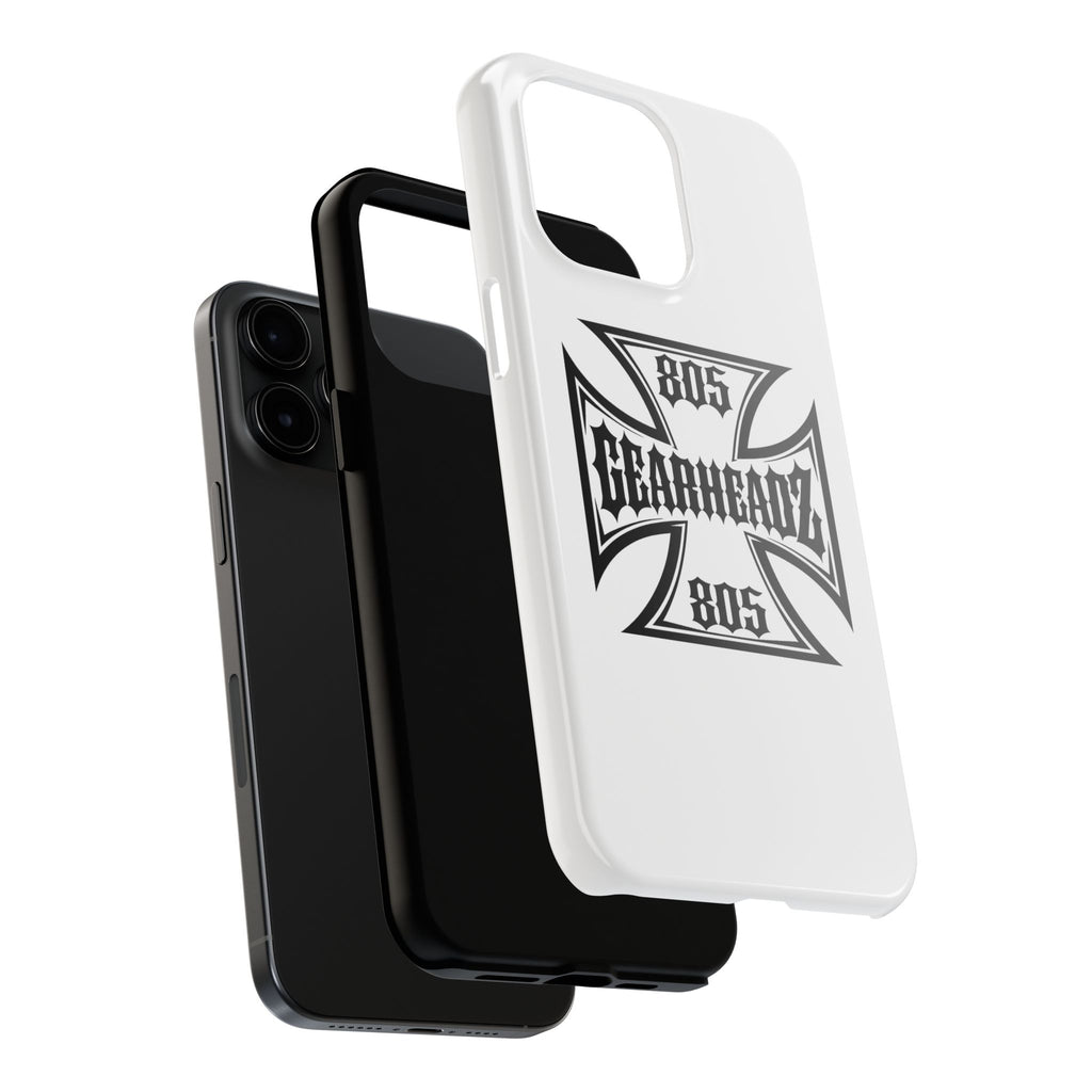 Gearheadz 805 Tough Phone Case — Motorcycle Biker Iron Cross Protector