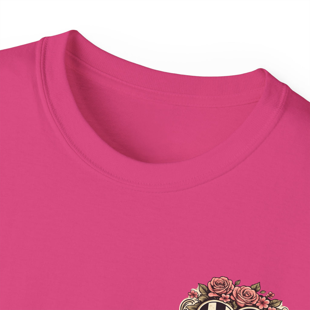 805 Gearheadz Racing Tee — Floral Checkered Crest Cotton Shirt
