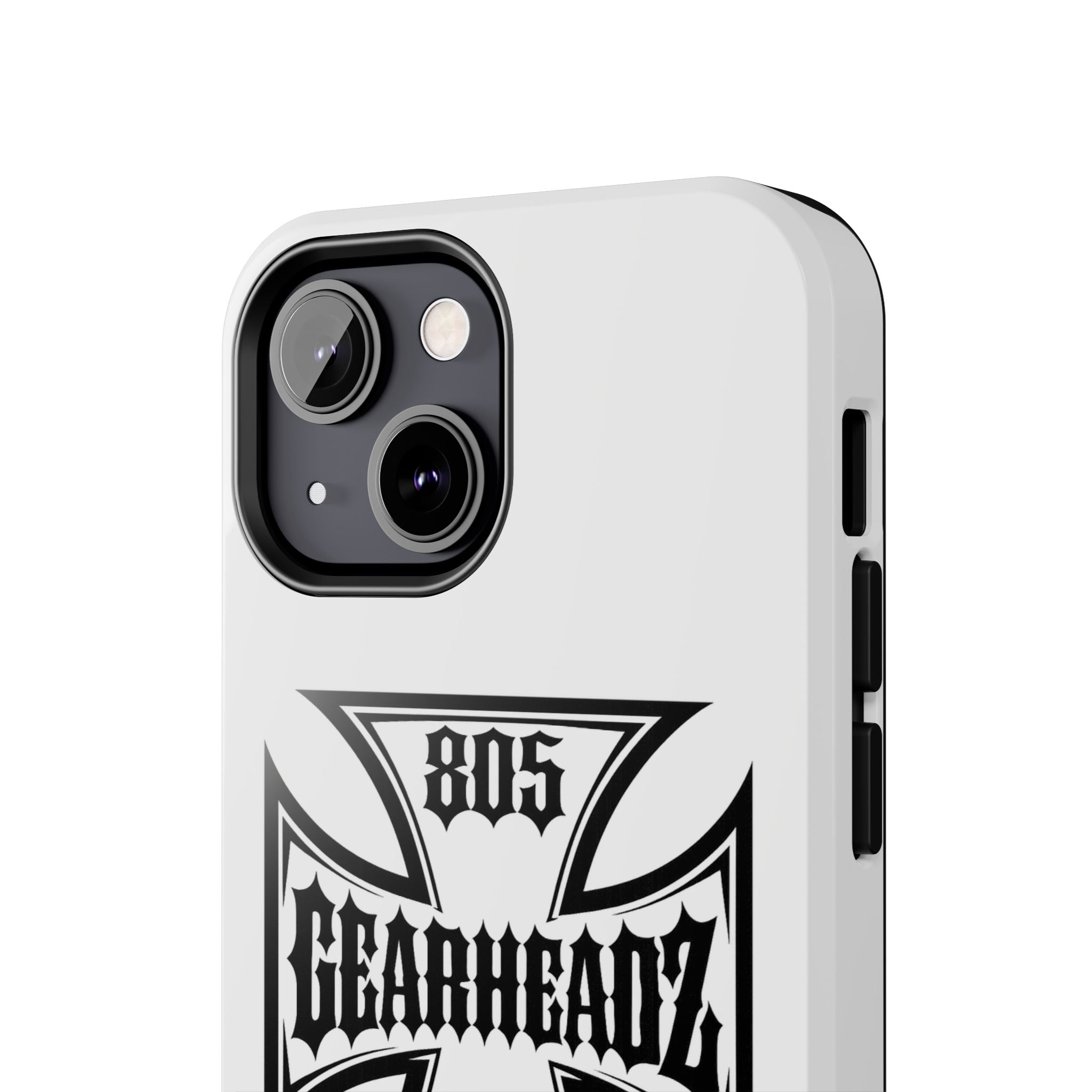 Gearheadz 805 Tough Phone Case — Motorcycle Biker Iron Cross Protector