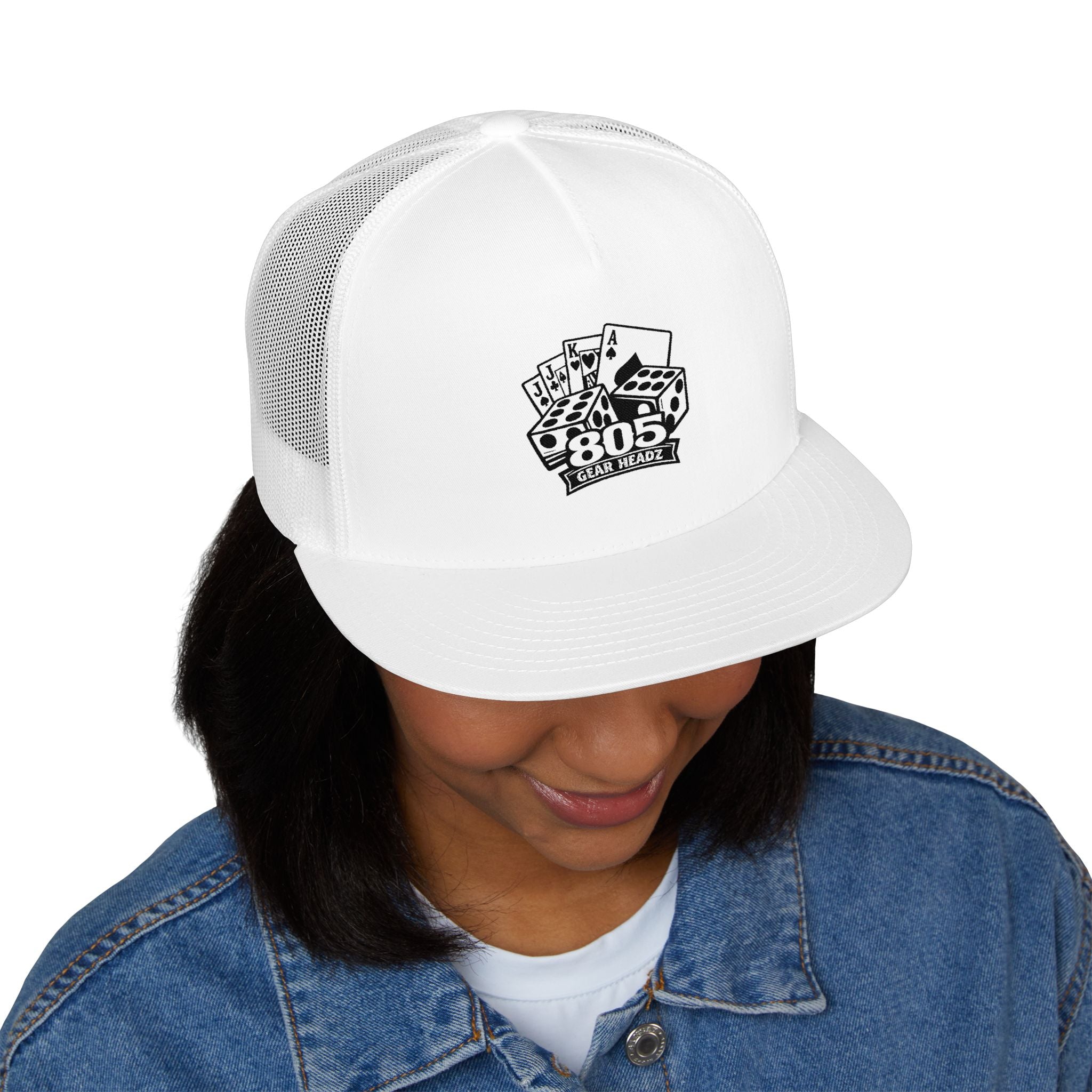 Trucker Cap with Embroidered Meteor Cluster Patch