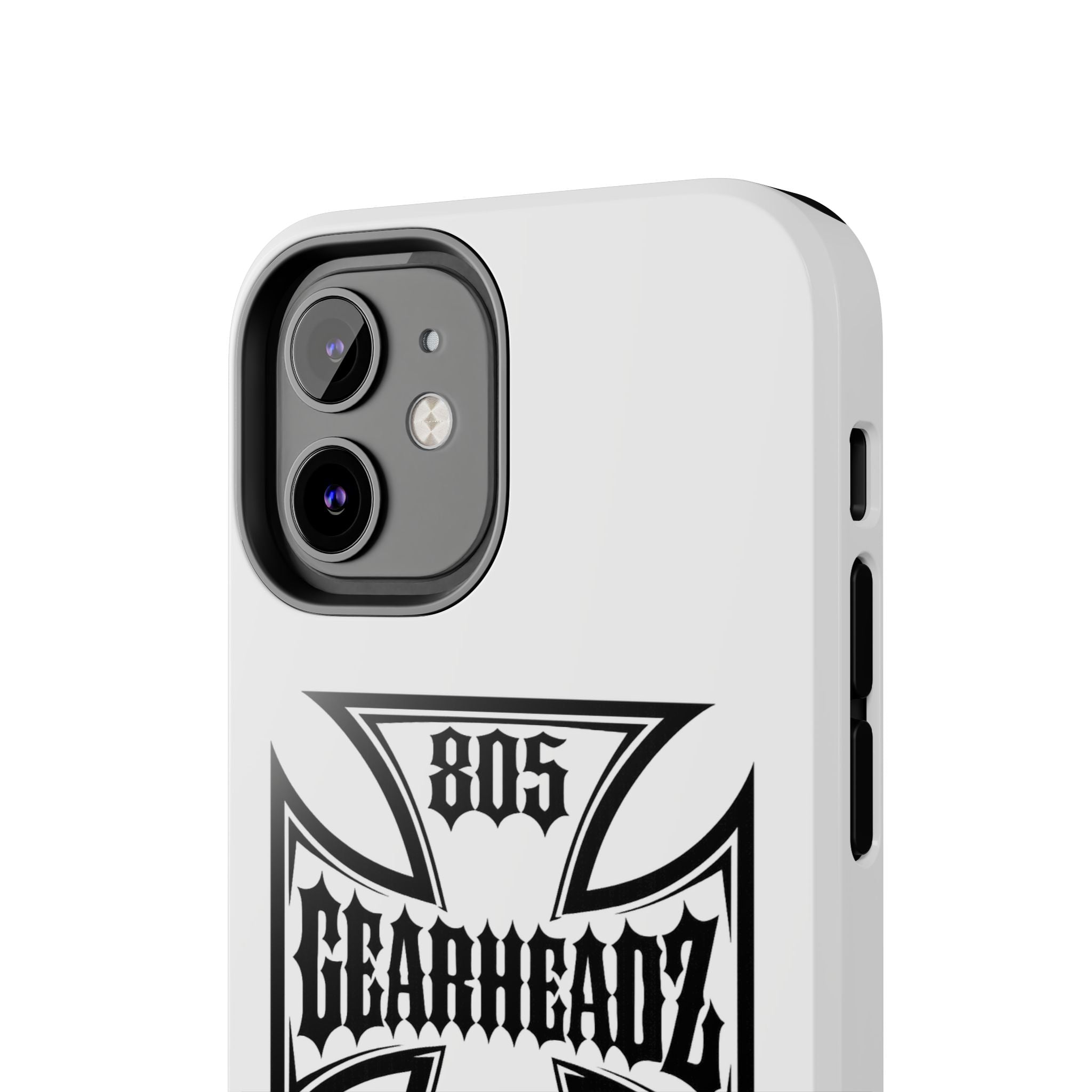 Gearheadz 805 Tough Phone Case — Motorcycle Biker Iron Cross Protector