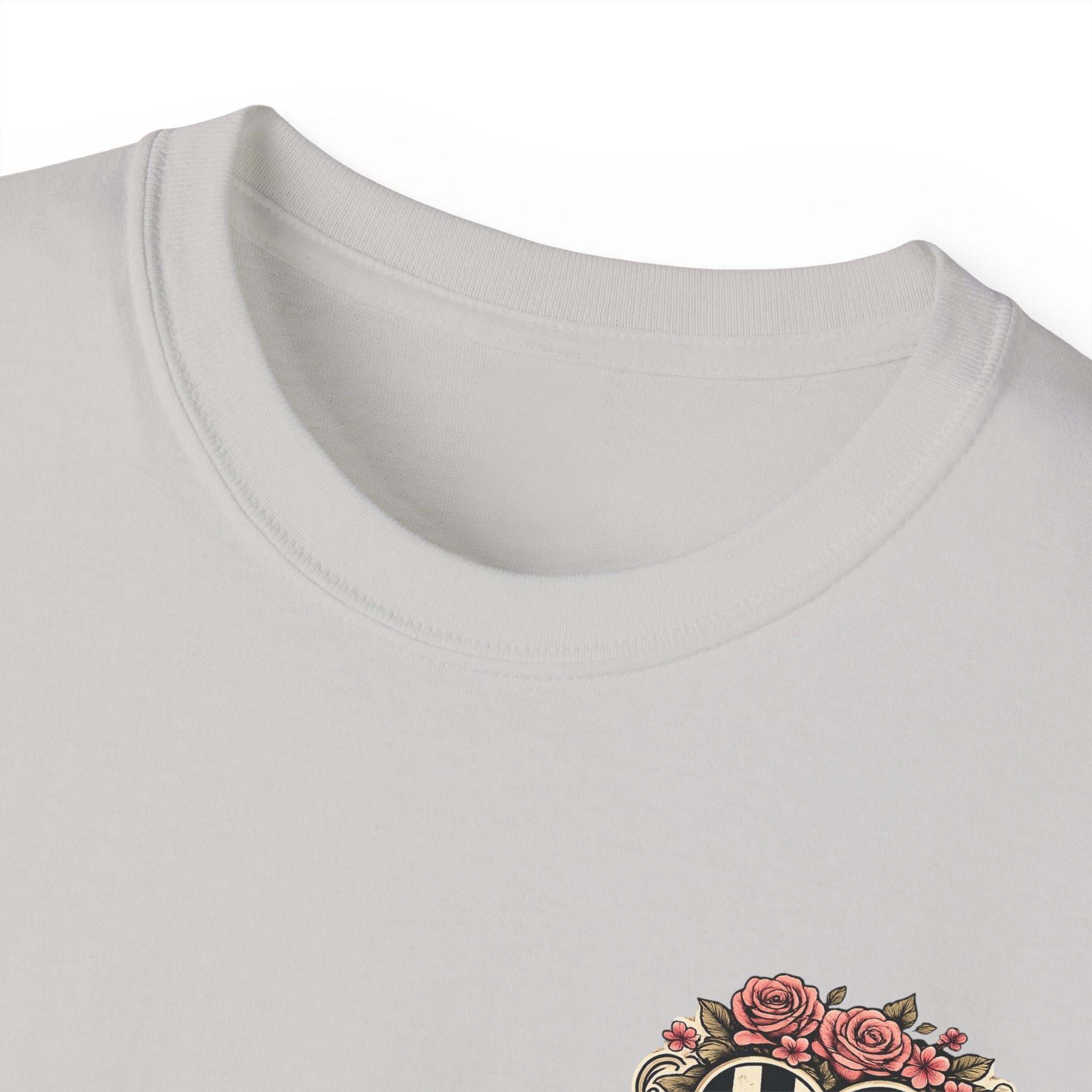 805 Gearheadz Racing Tee — Floral Checkered Crest Cotton Shirt