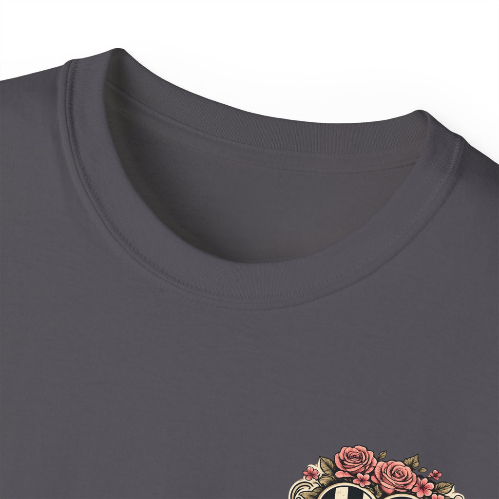 805 Gearheadz Racing Tee — Floral Checkered Crest Cotton Shirt