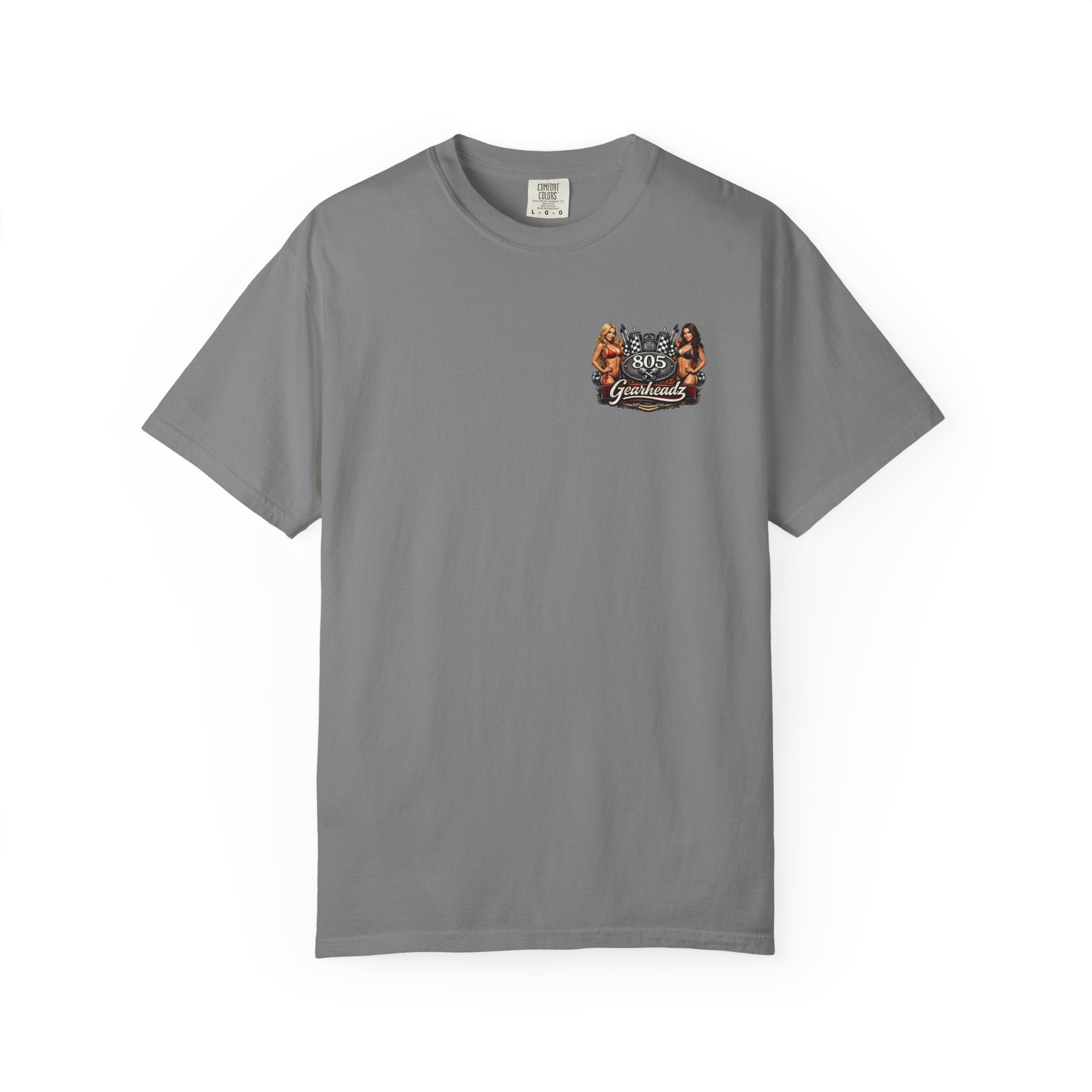 805 Gearheadz T-Shirt — Retro Pinup Automotive Graphic Tee