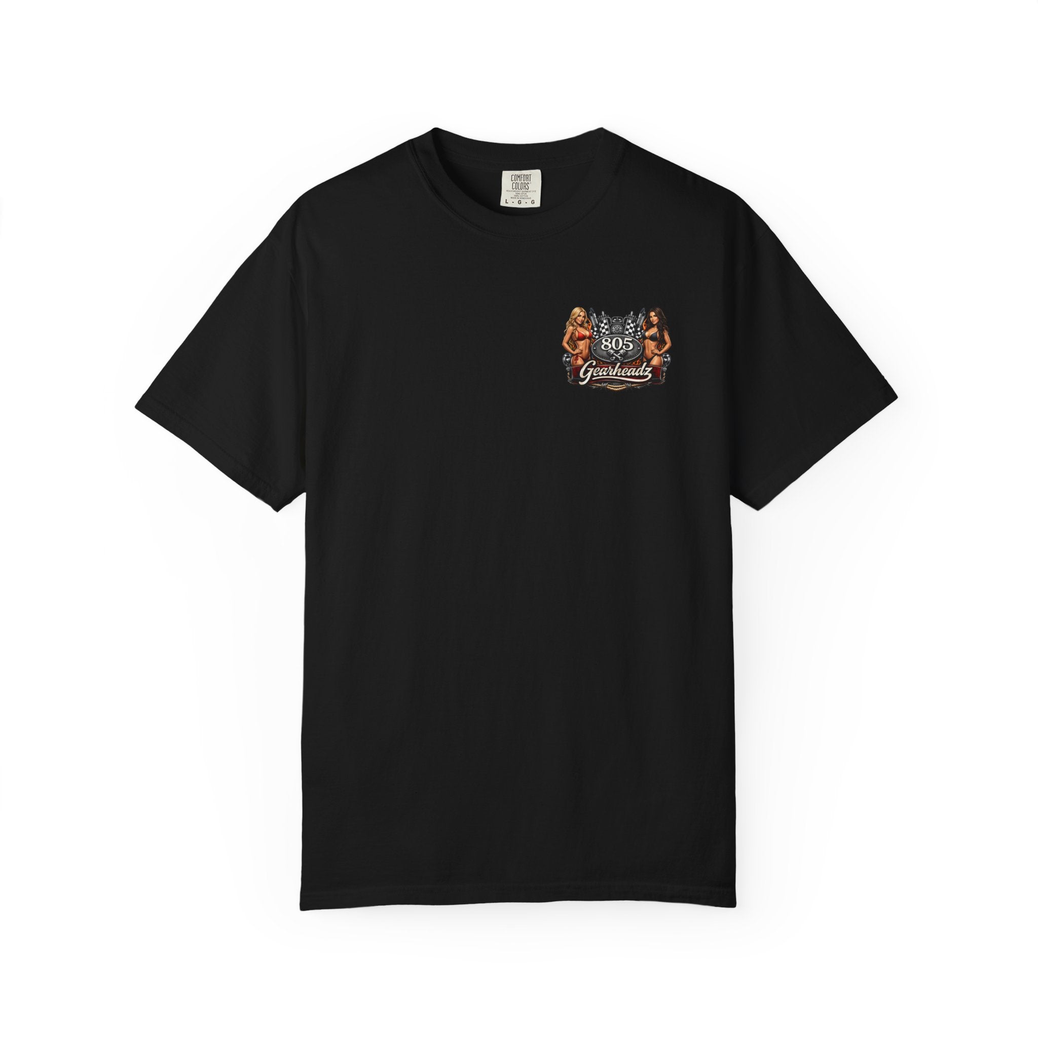 805 Gearheadz T-Shirt — Retro Pinup Automotive Graphic Tee
